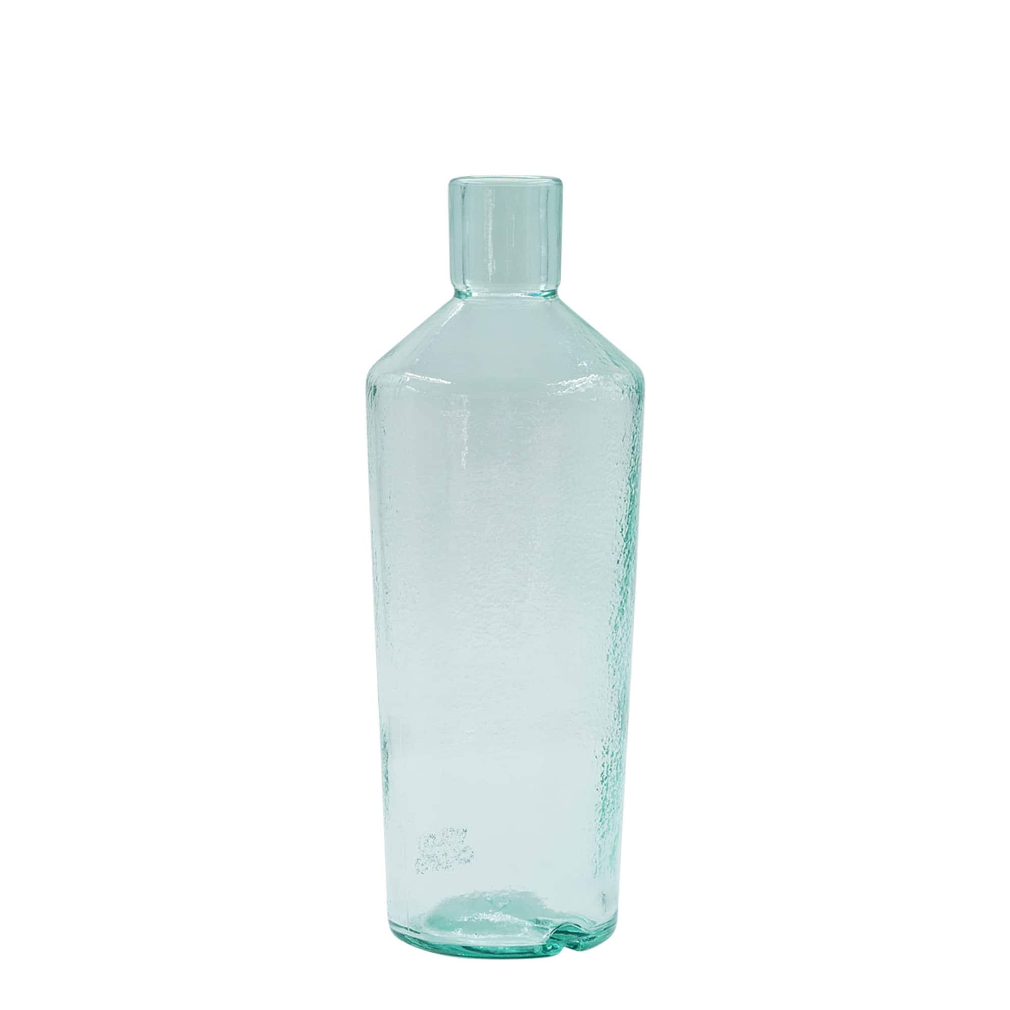 Botella de vidrio 'Primal' de 700 ml, boca: corcho, fabricada de forma salvaje