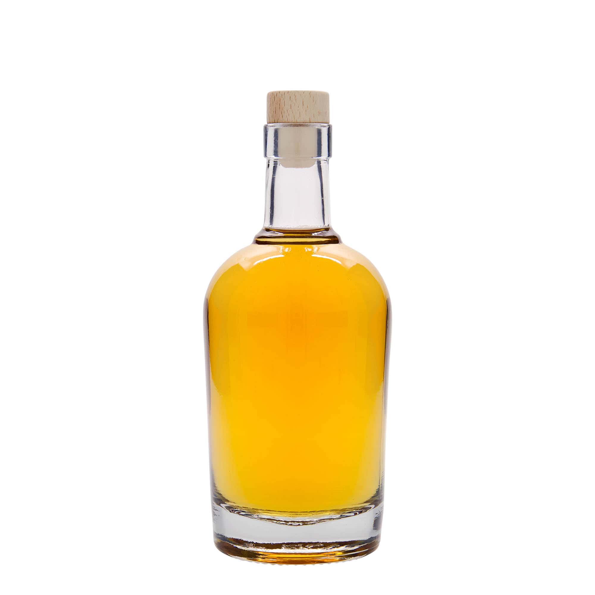 Botella de vidrio de 500 ml 'Amarillo', boca: corcho