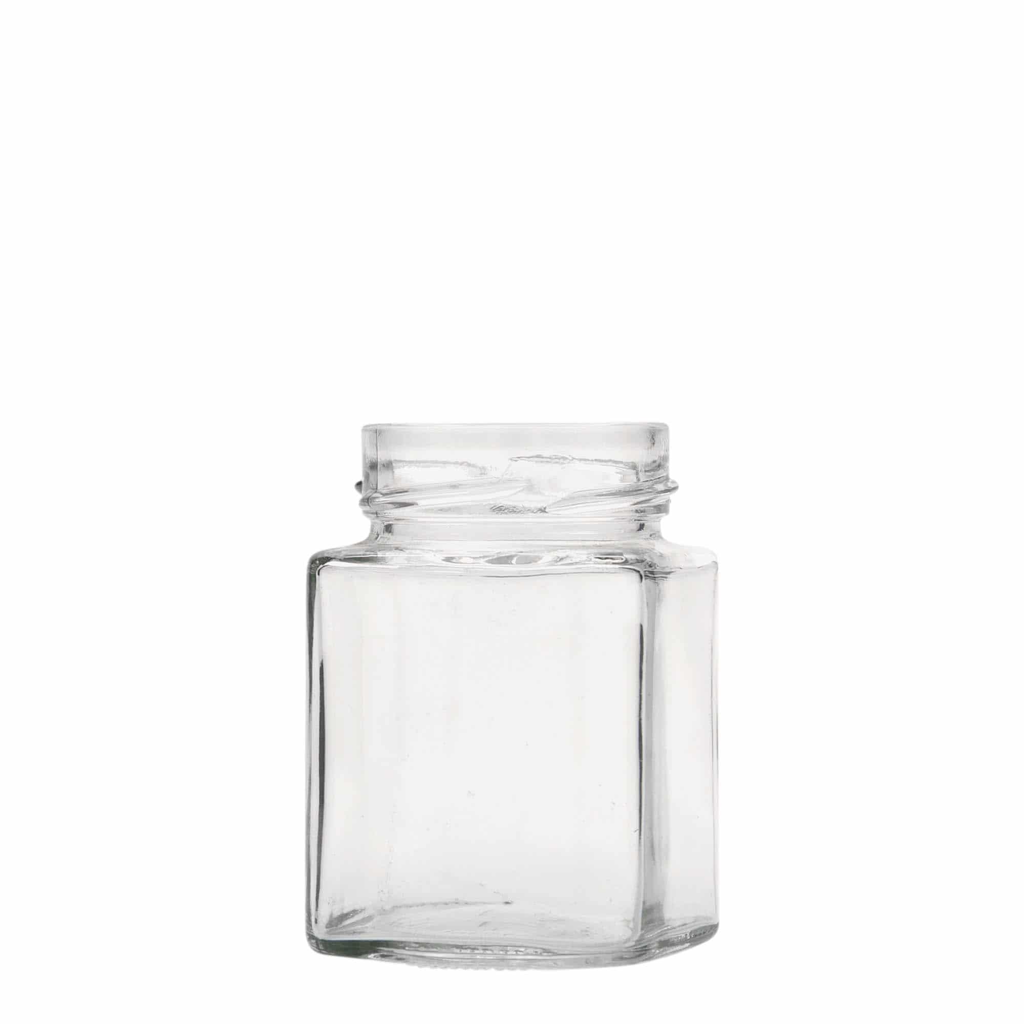 Tarro cuadrado 'Funny' de 212 ml, boca: Deep-Twist-Off (DTO 58)