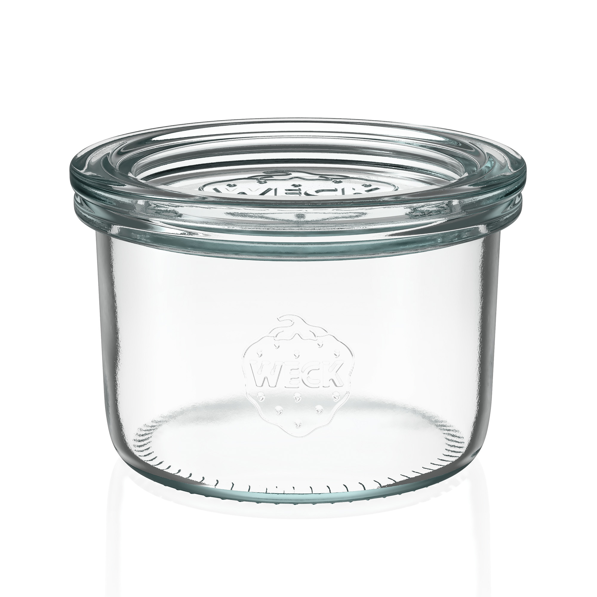12x 200 ml tarro WECK de boca ancha con tapa de vidrio RR 80