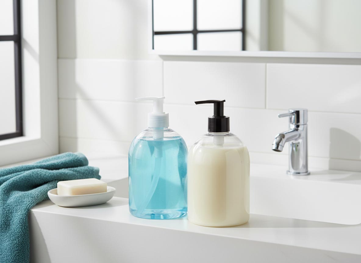 Tapa de rosca con bomba dosificadora, plástico PP, blanca, para boquilla: 24/410 Tapa de rosca con bomba dosificadora, plástico PP, blanca, para boquilla: 24/410