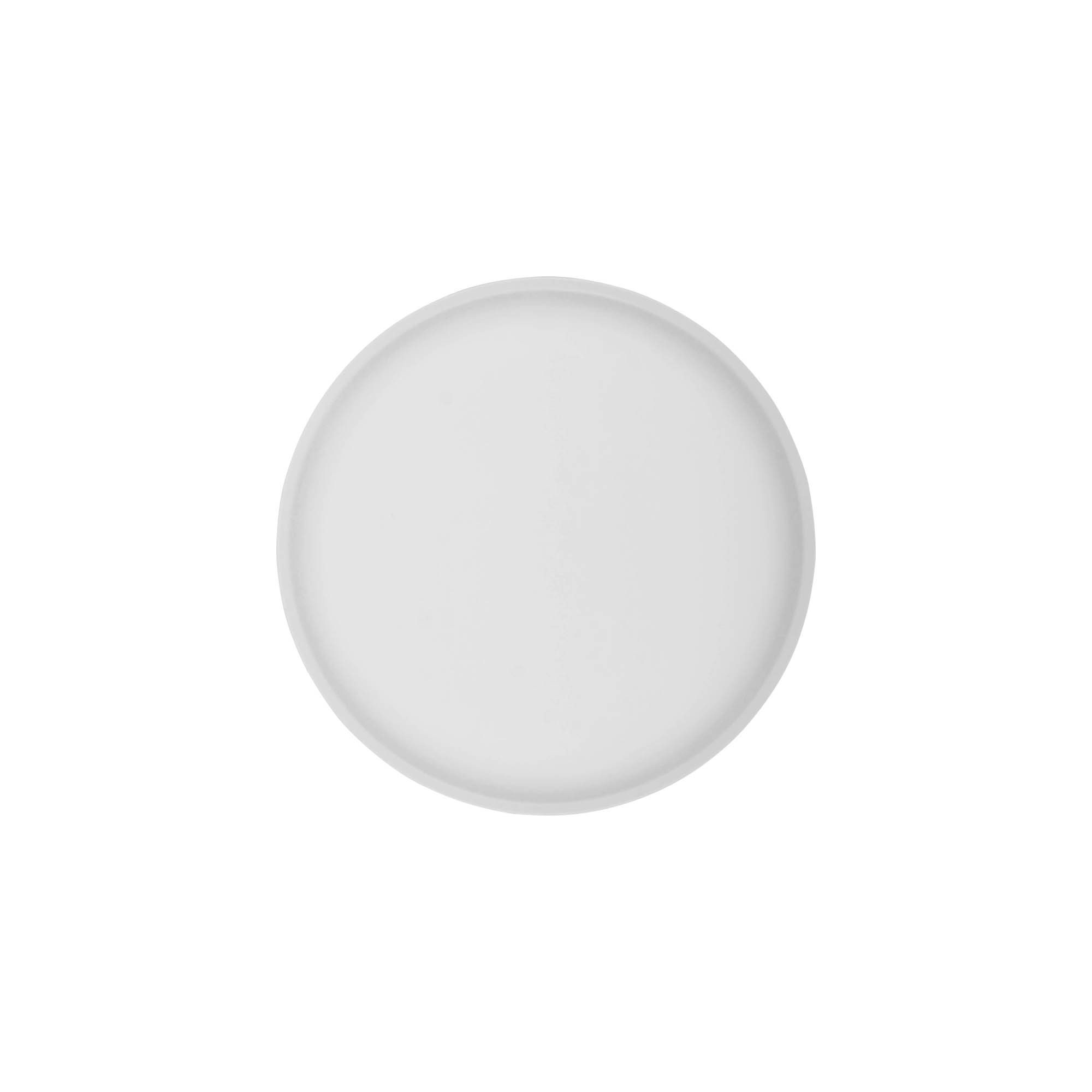 Tapa de rosca 'Edición Clear/Platin', plástico PP, blanco, para boca: 70/2P