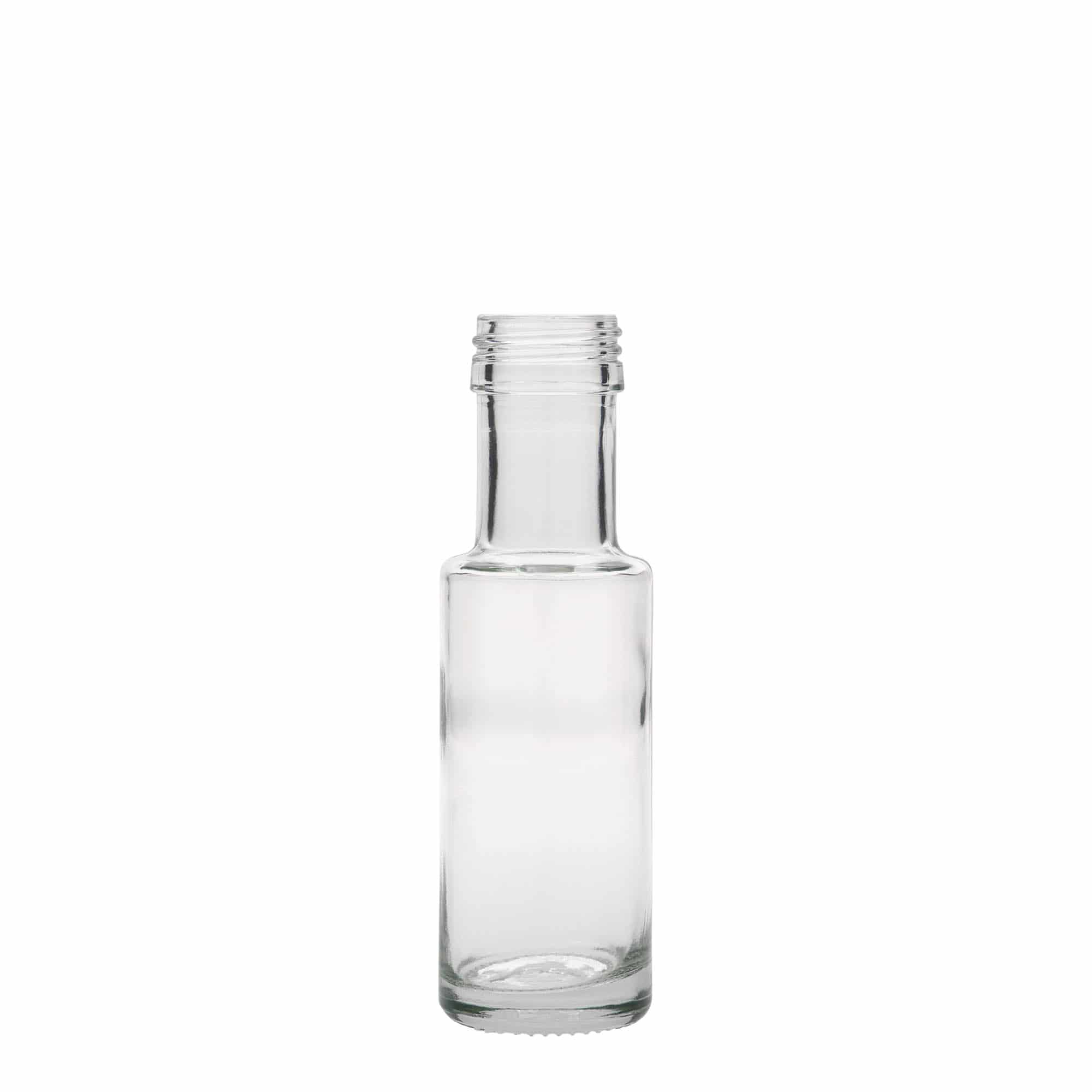 Botella de vidrio de 100 ml 'Dorica', boca: PP 31,5