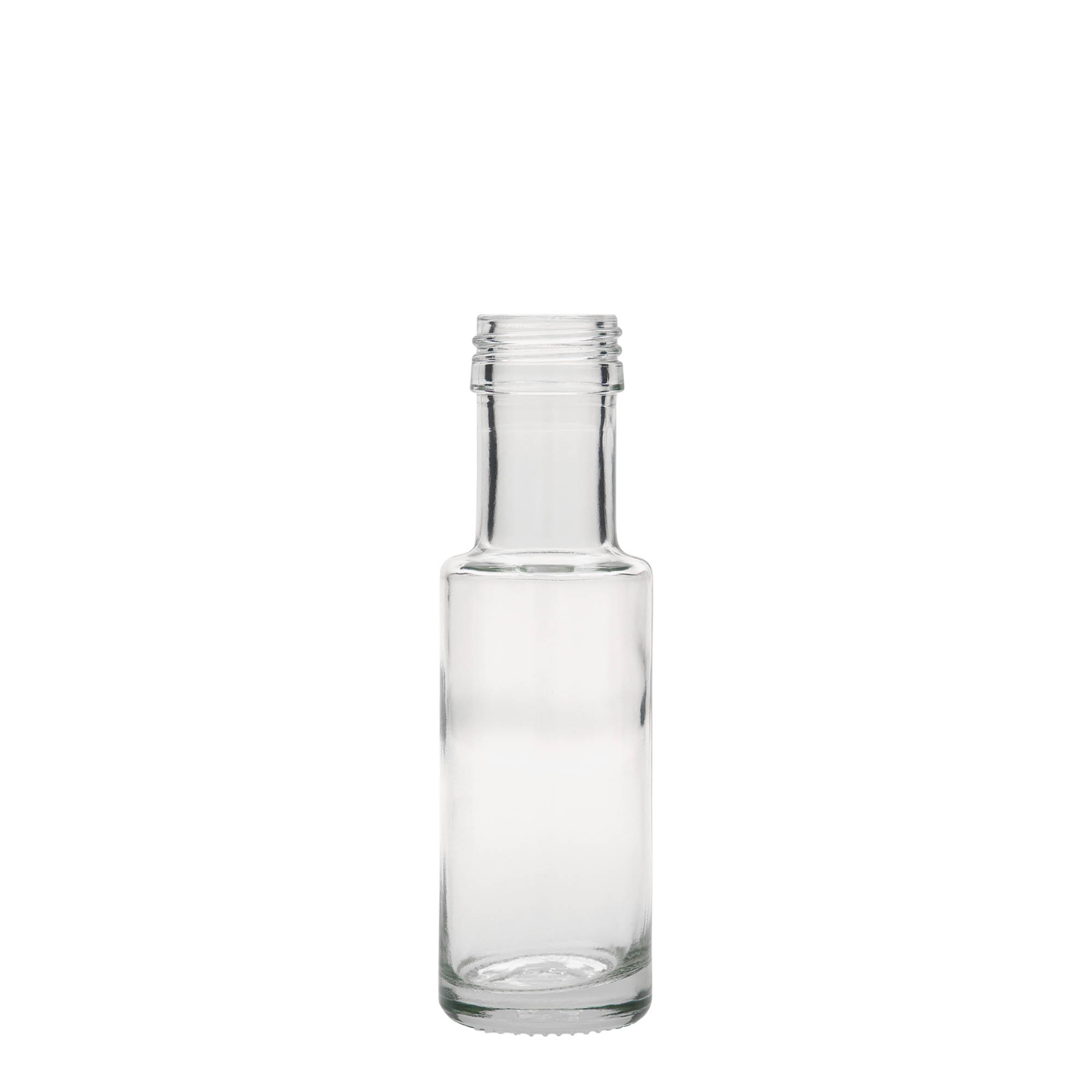 Botella de vidrio de 100 ml «Dorica», boca: PP 31,5