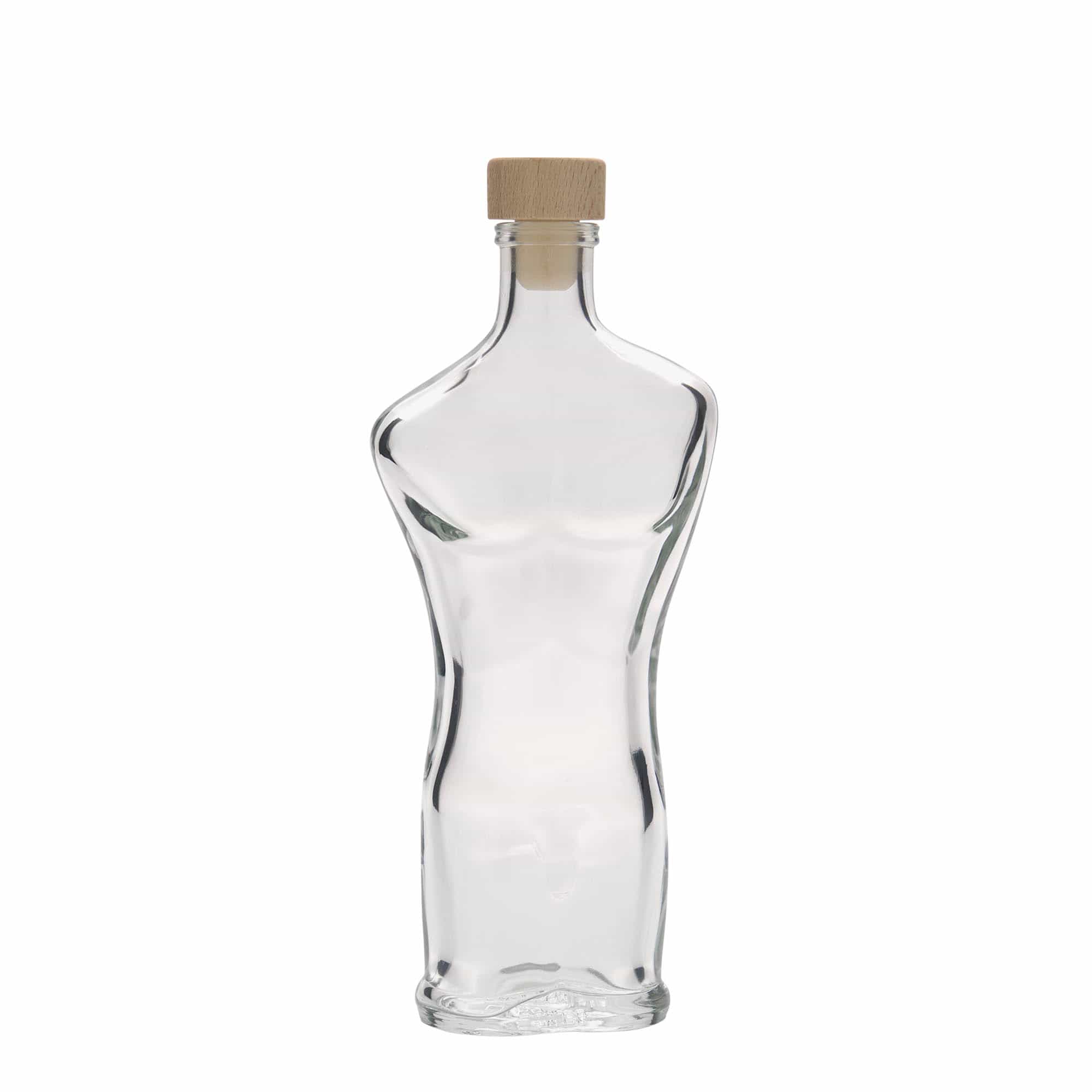 Botella de vidrio de 200 ml «Adam», boca: corcho