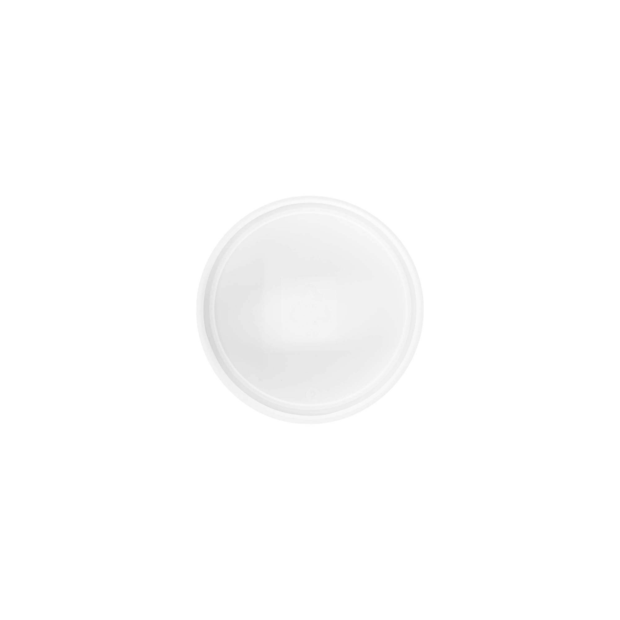 Tapa de rosca 'White Line' 60ml, plástico PP, blanco