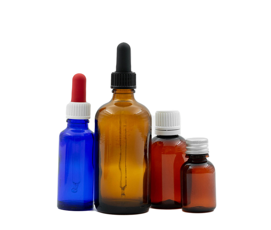 Frascos de medicamentos con imágenes de mosaicos Imagen de mosaico para la categoría Frascos de medicamentos