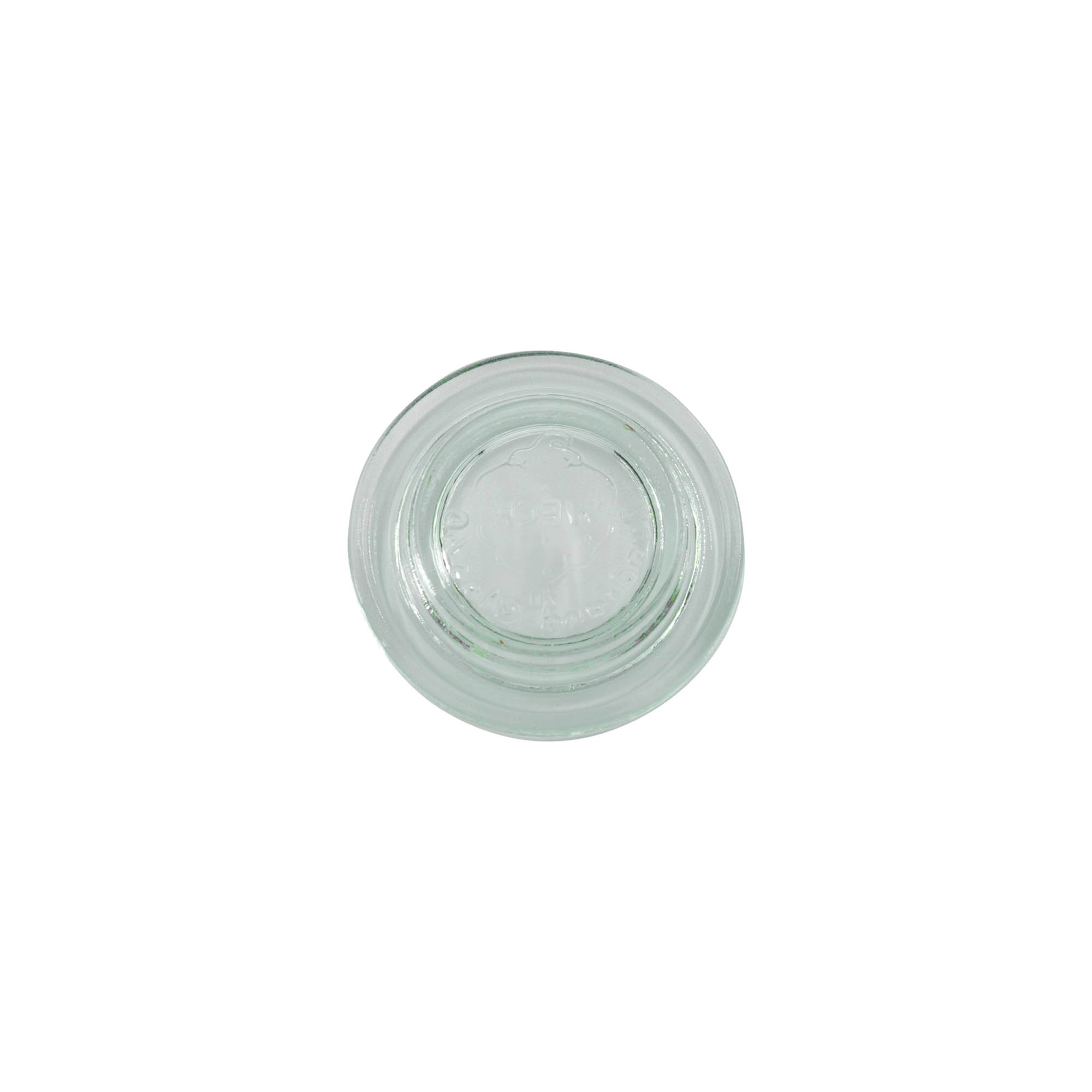 Tapa de vidrio WECK con borde redondo, para boca: RR40 Tapa de vidrio WECK con borde redondo, para boca: RR40