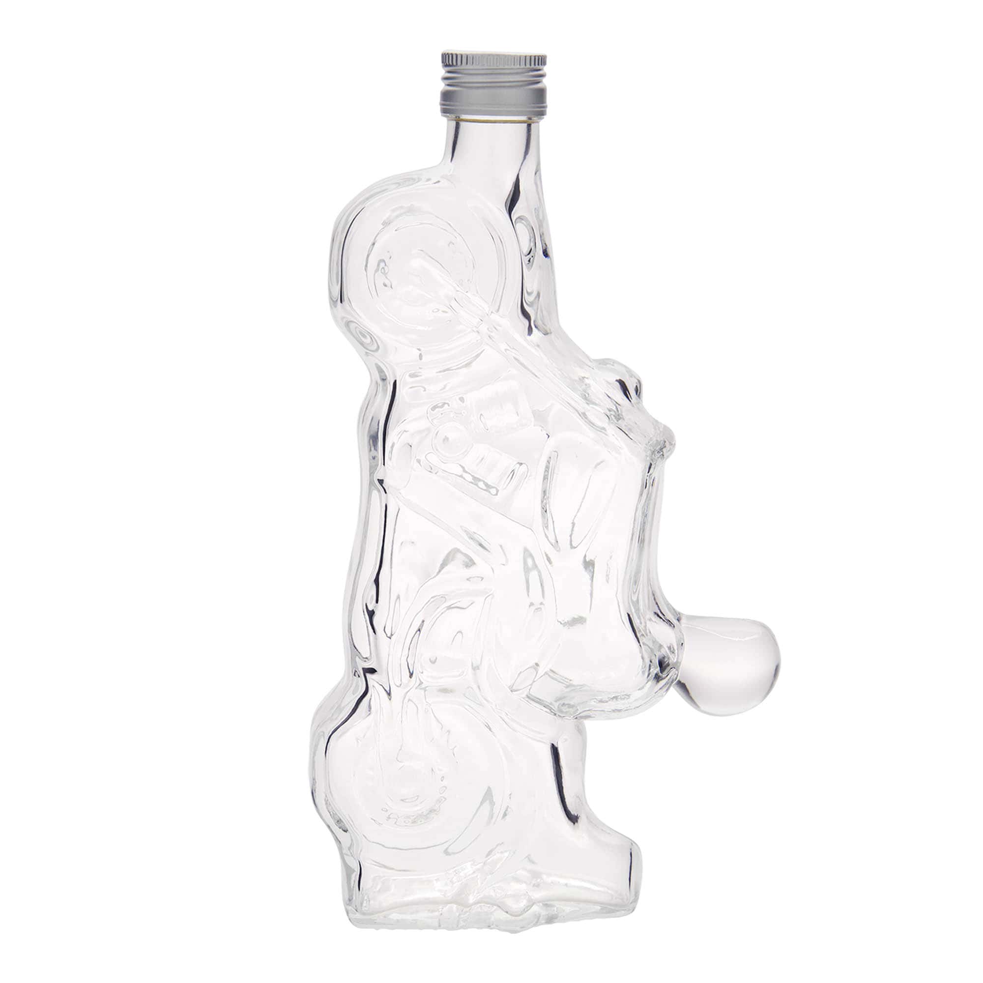 Botella de vidrio de 350 ml 'Motocicleta', boca: PP 28