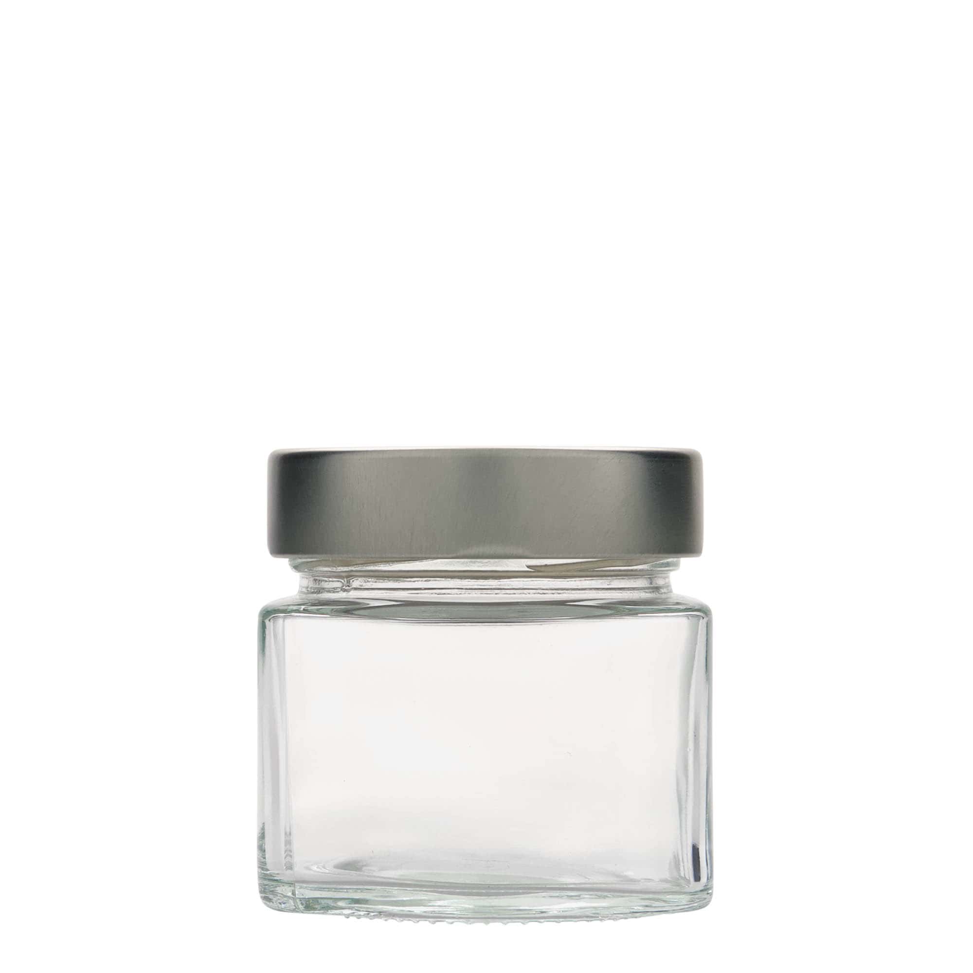 212 ml tarro cuadrado «Kimba», boca: Extra-Deep-Twist-off (EDTO 70)
