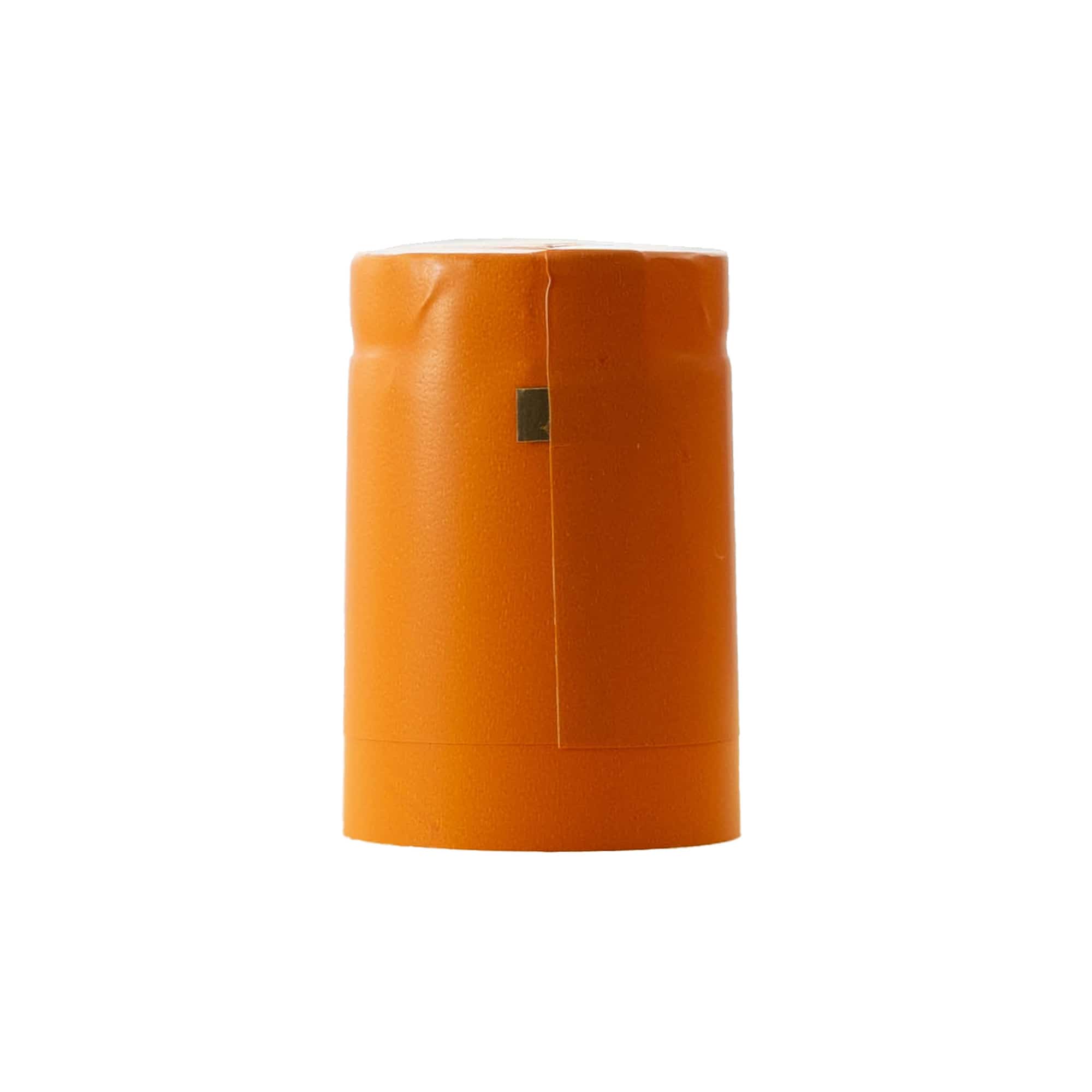 Cápsula termoencogible 32x41, plástico de PVC, naranja Cápsula termoencogible 32x41, plástico de PVC, naranja