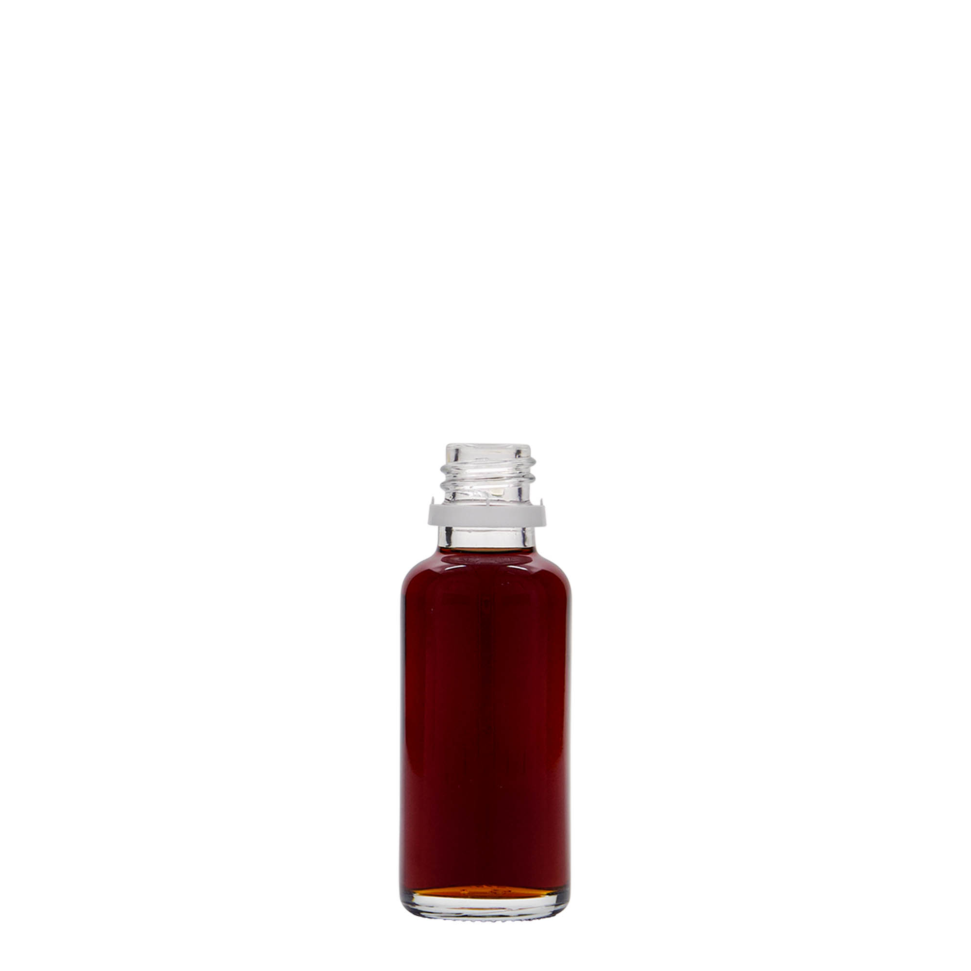 30 ml frasco médico, vidrio, boca: DIN 18