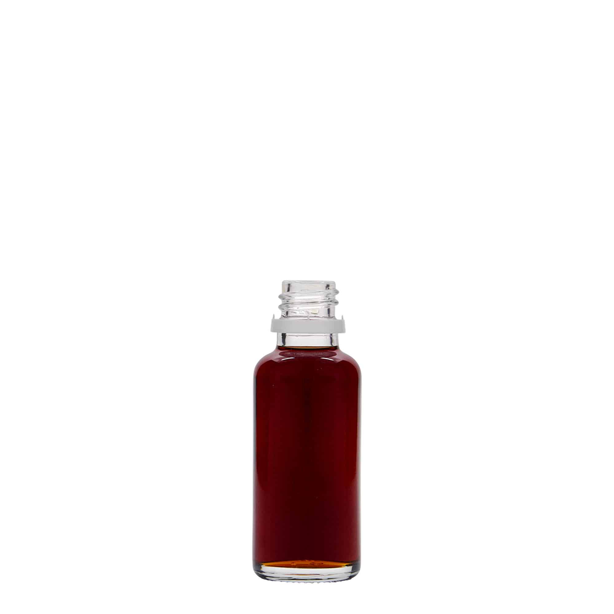 30 ml frasco médico, vidrio, boca: DIN 18