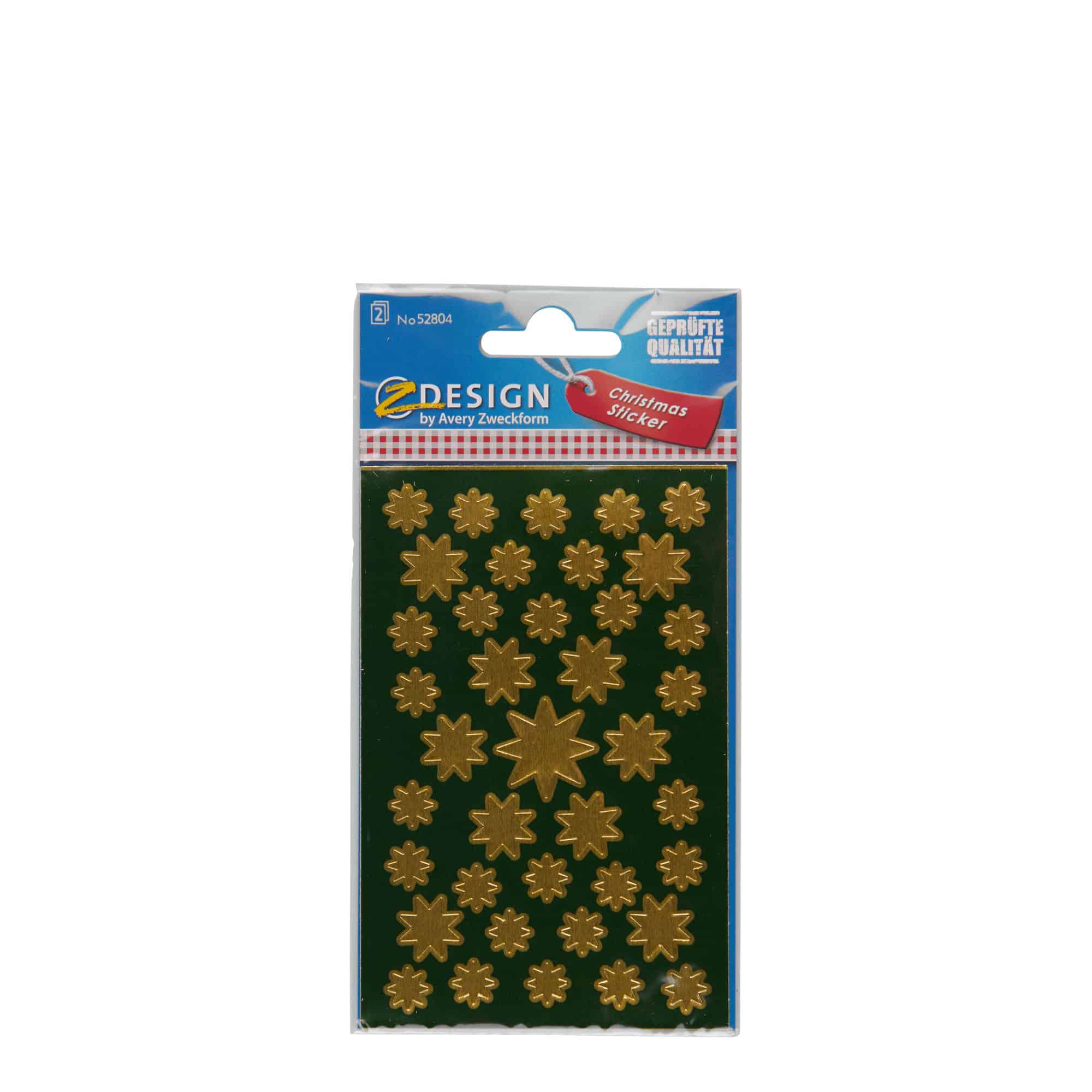 Pegatinas Zweckform 'Estrellas', papel, dorado Pegatinas Zweckform 'Estrellas', papel, dorado
