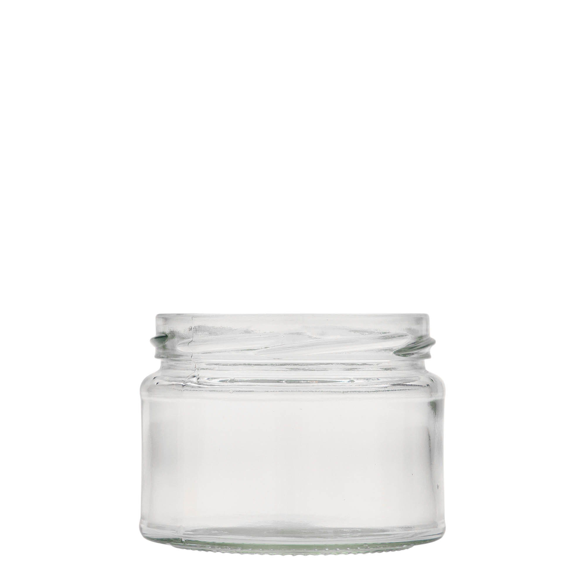 280 ml frasco redondo plano, boca: Twist-Off (TO 82) 280 ml frasco redondo plano, boca: Twist-Off (TO 82)