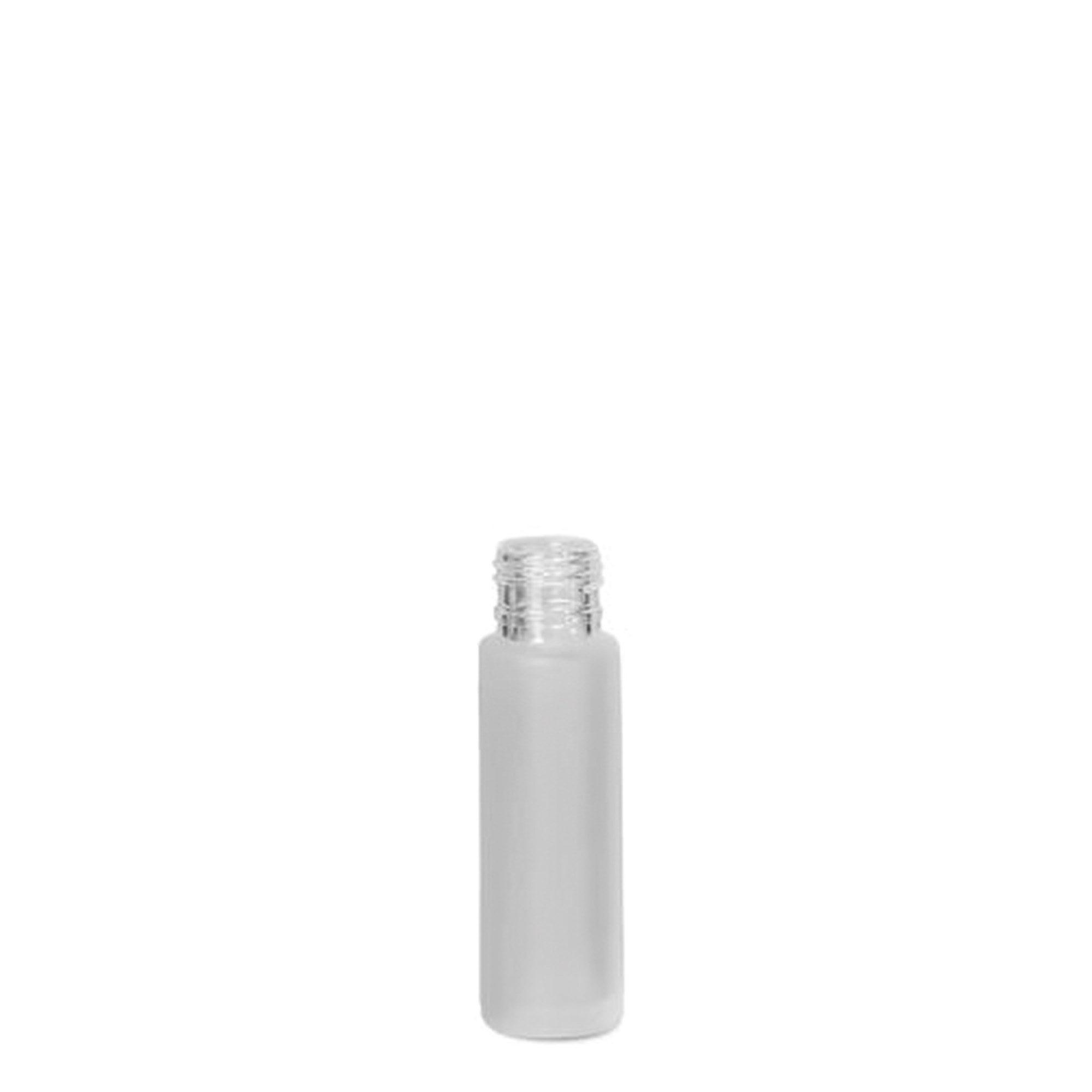 Botella roll-on de 10 ml, vidrio, esmerilado, boca: cierre de rosca