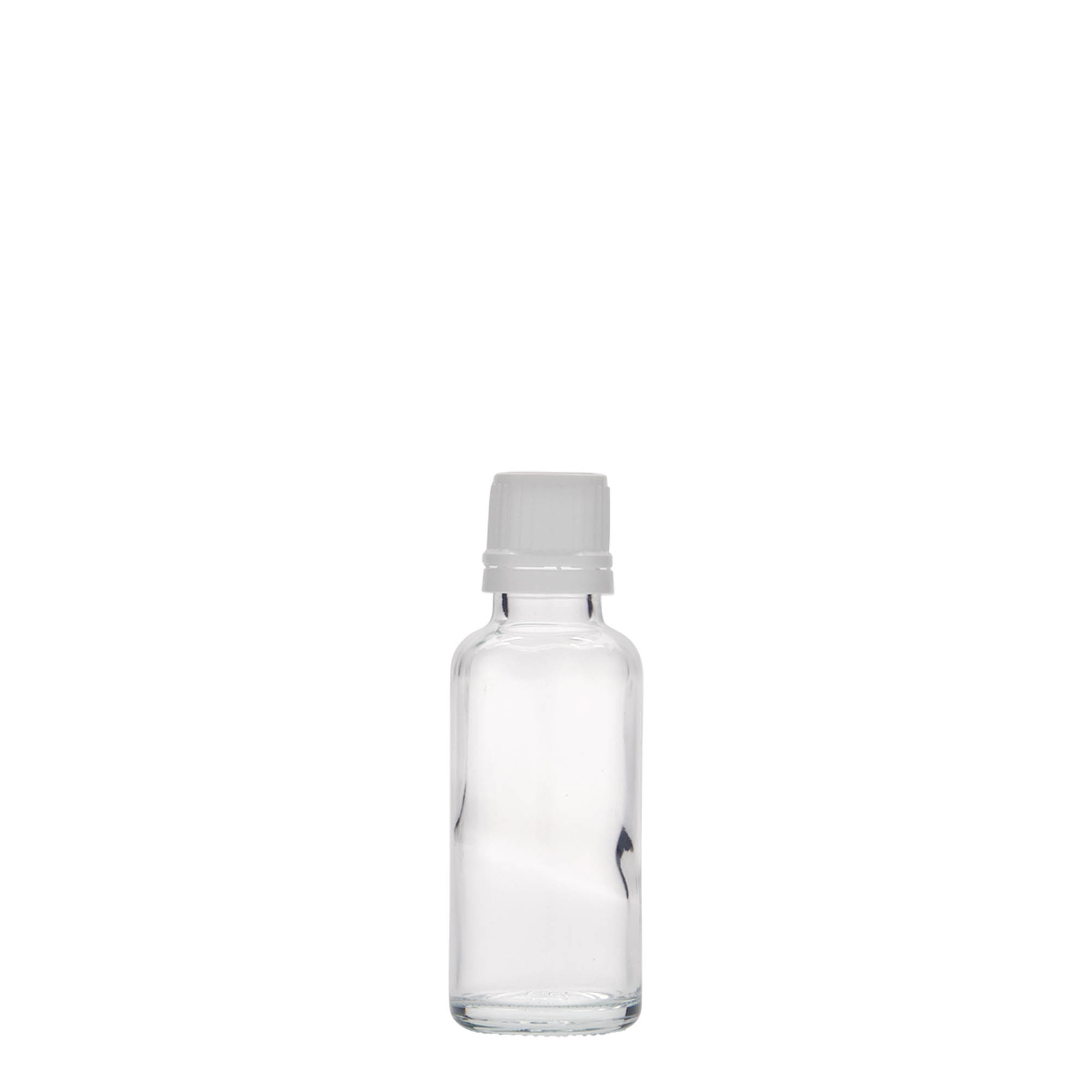 30 ml frasco médico, vidrio, boca: DIN 18