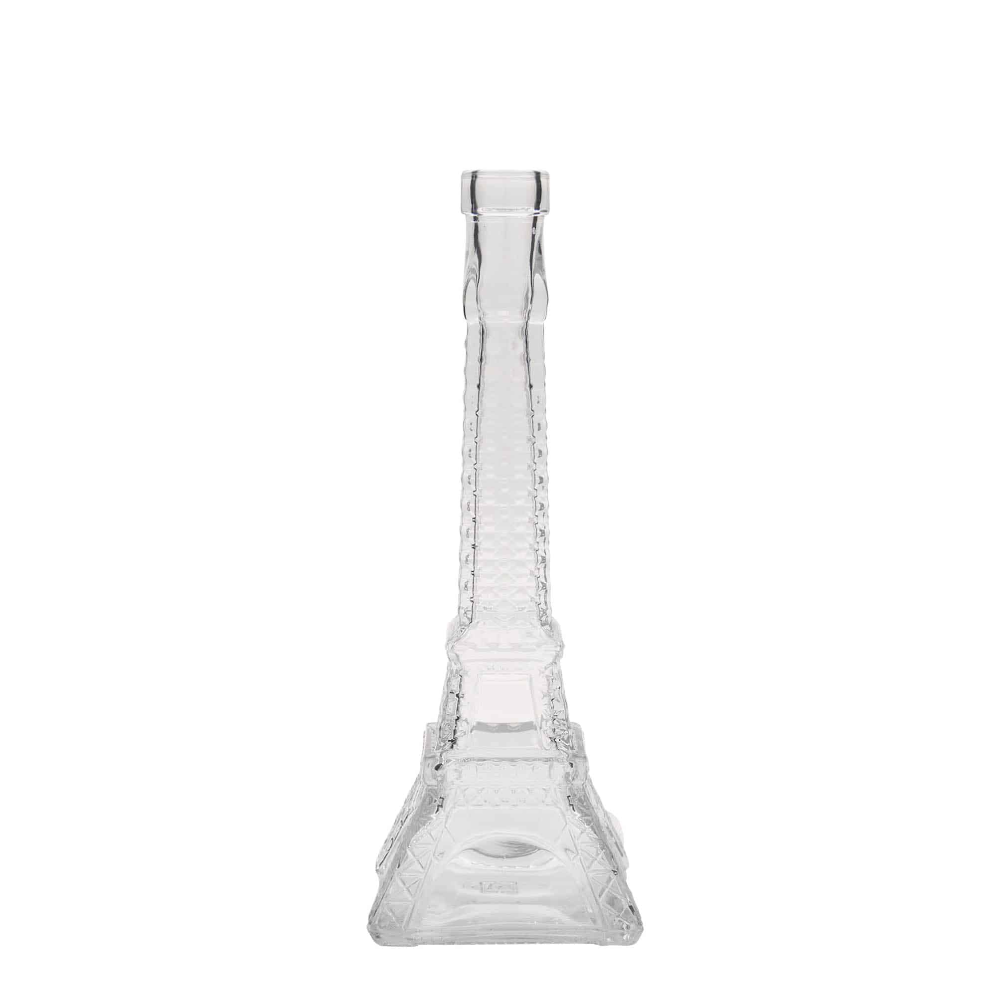 Botella de vidrio 'Torre Eiffel' de 200 ml, boca: corcho Botella de vidrio 'Torre Eiffel' de 200 ml, boca: corcho