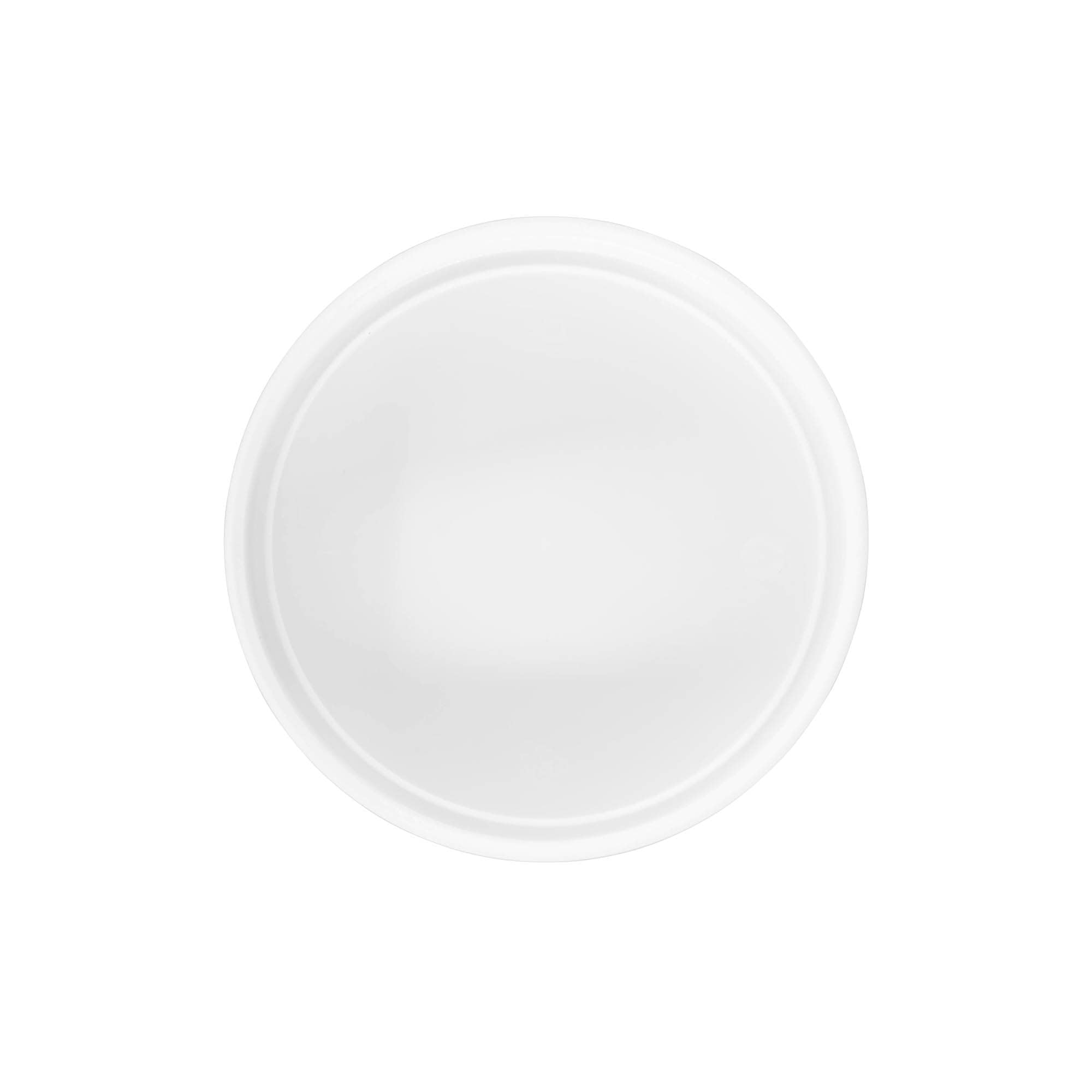Tapón de rosca, plástico de PP, blanco, para boca: GPI 100/400