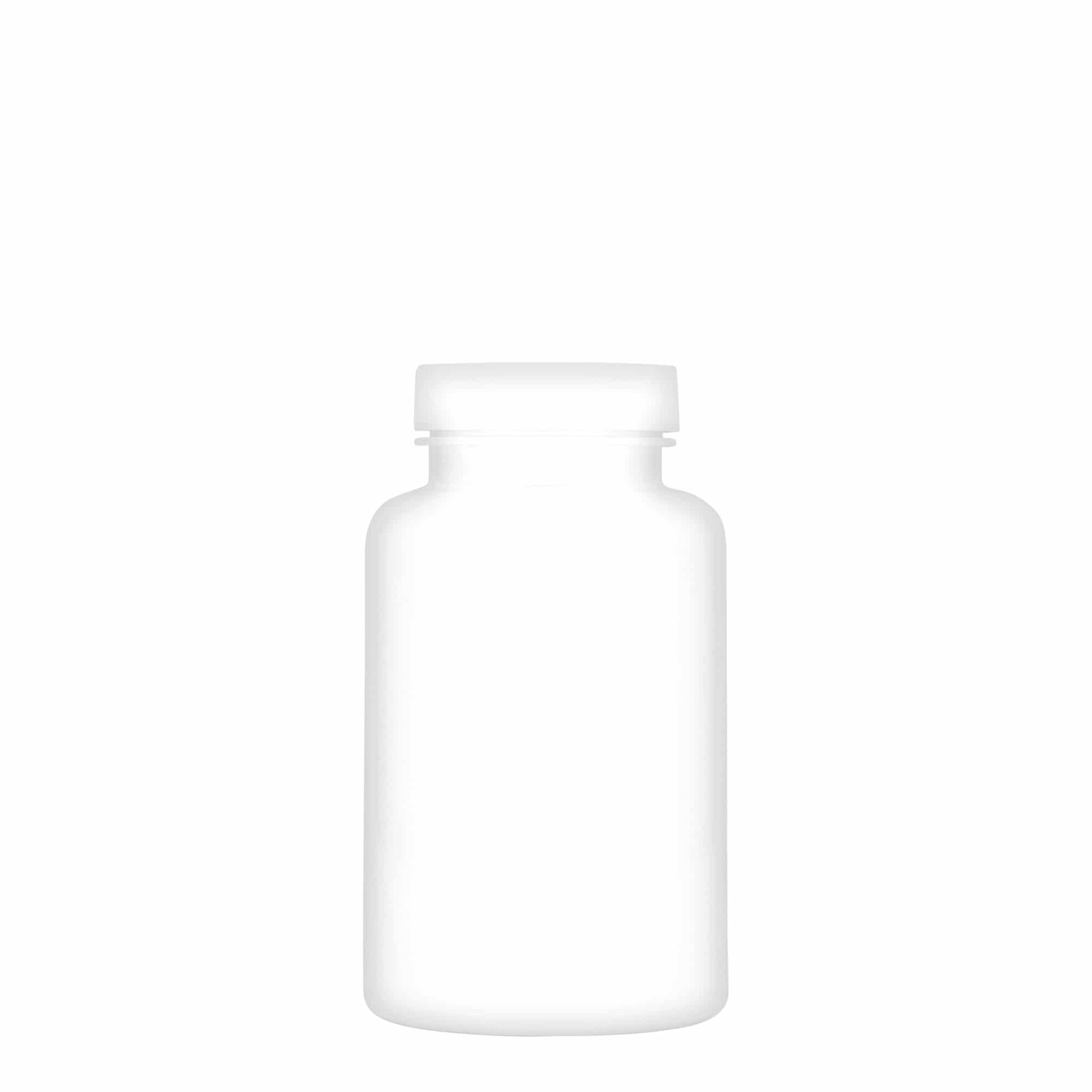 Bote Packer de PET de 250 ml, plástico, blanco, boca: GPI 45/400