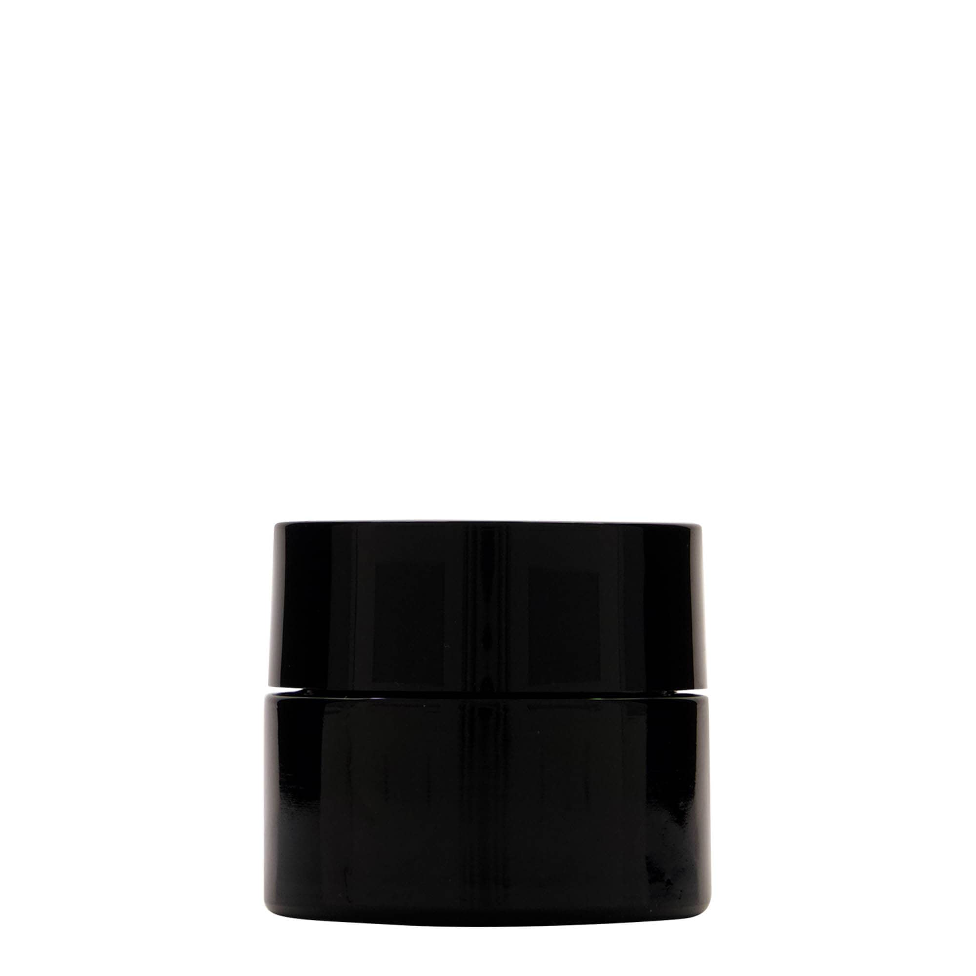 50 ml tarro reciclado 'Floria', vidrio, verde antiguo, boca: 58/400