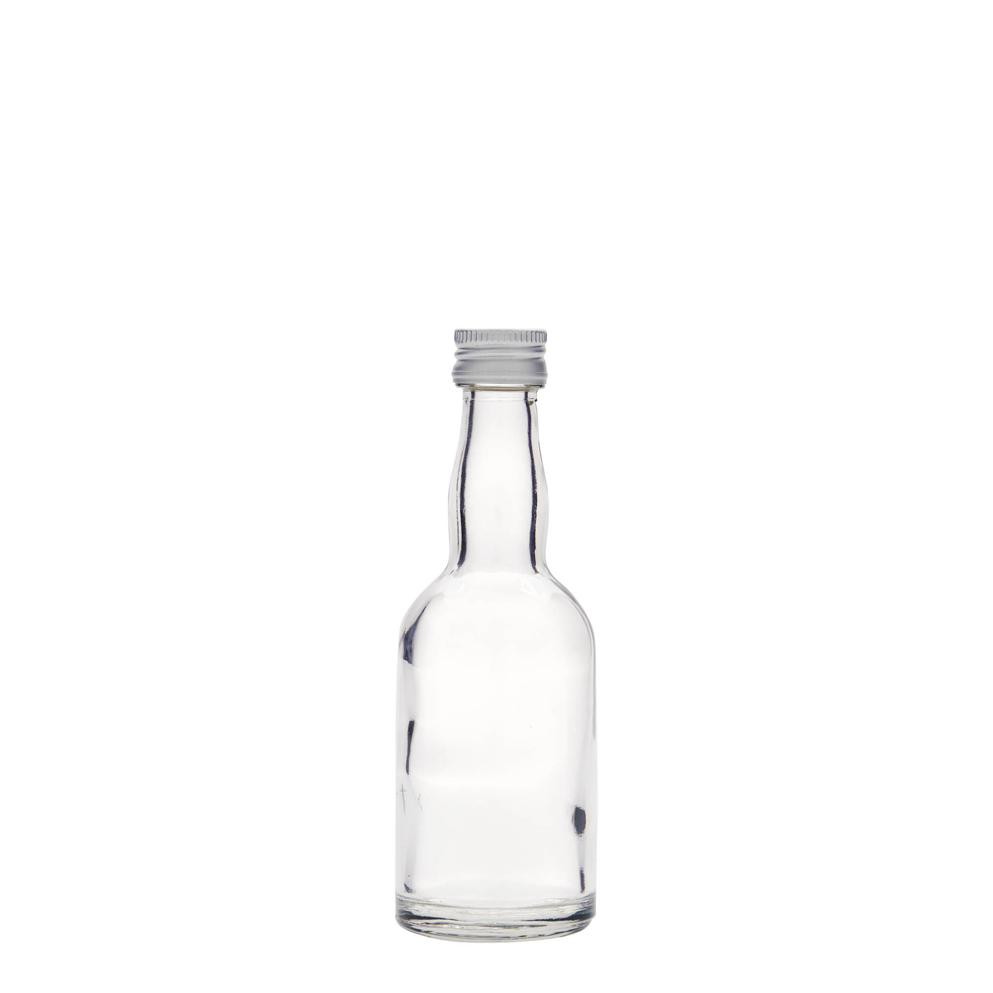 Botella de vidrio de 50 ml 'Proba', boca: PP 18 Botella de vidrio de 50 ml 'Proba', boca: PP 18