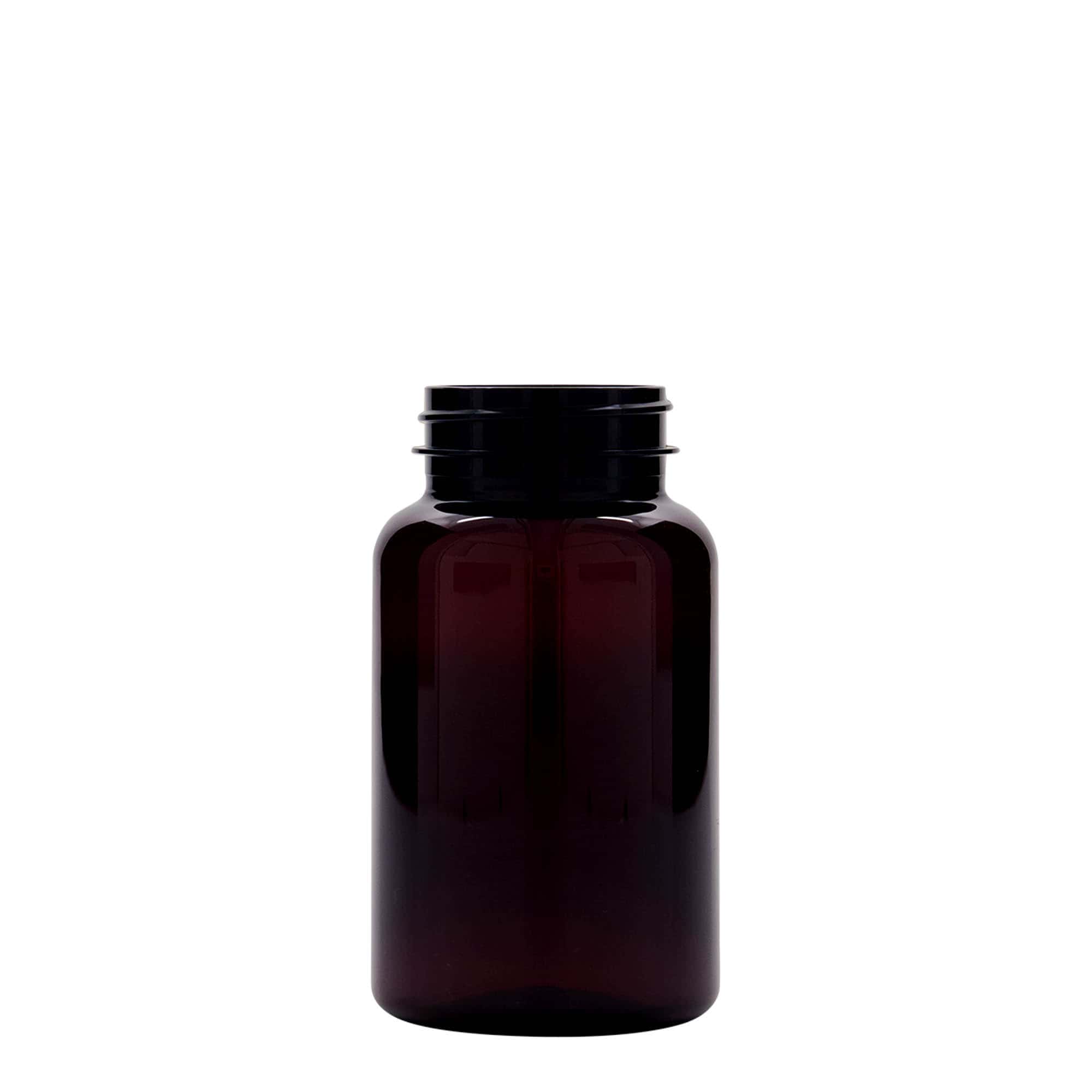 200 ml envase PET, plástico, marrón, boca: 45/400