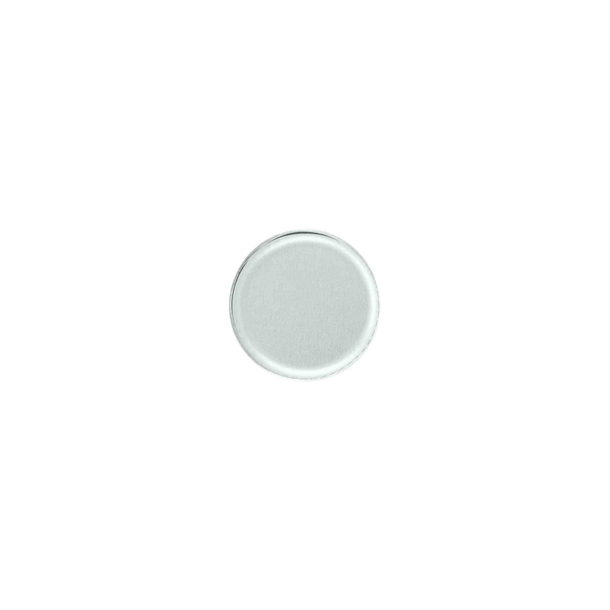 Tapón de rosca, metal, plateado, para boca: GPI 18/410
