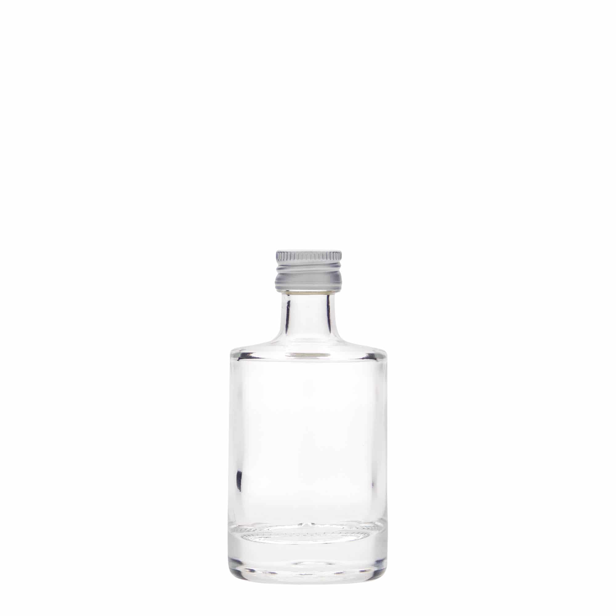 Botella de vidrio de 50 ml 'Aventura', boca: PP 18