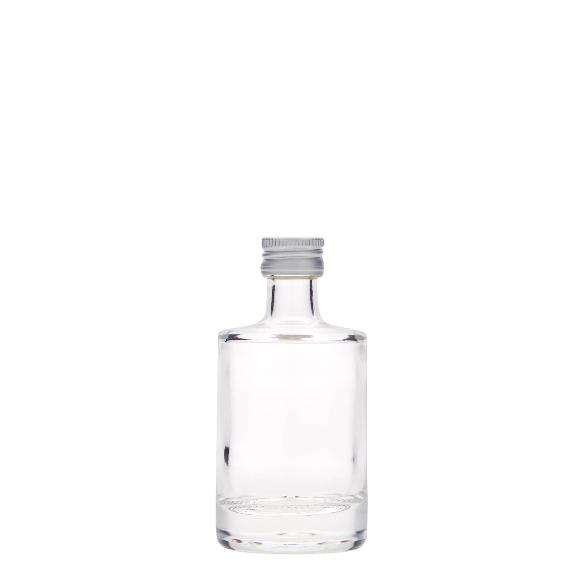 Botella de vidrio de 50 ml 'Aventura', boca: PP 18 Botella de vidrio de 50 ml 'Aventura', boca: PP 18