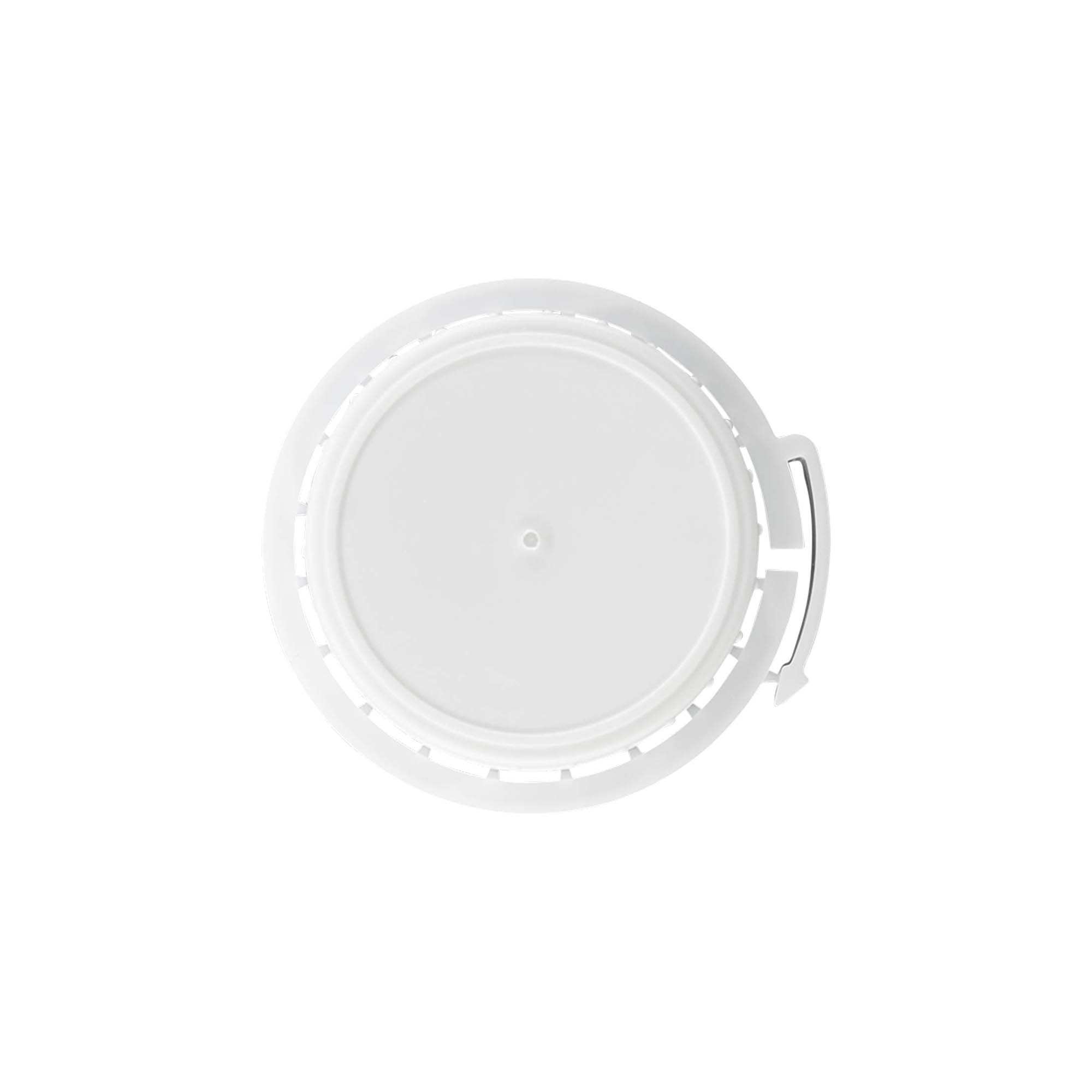 Tapón roscado para botella de aluminio, plástico PP, blanco, para boca: DIN 32 Tapón roscado para botella de aluminio, plástico PP, blanco, para boca: DIN 32