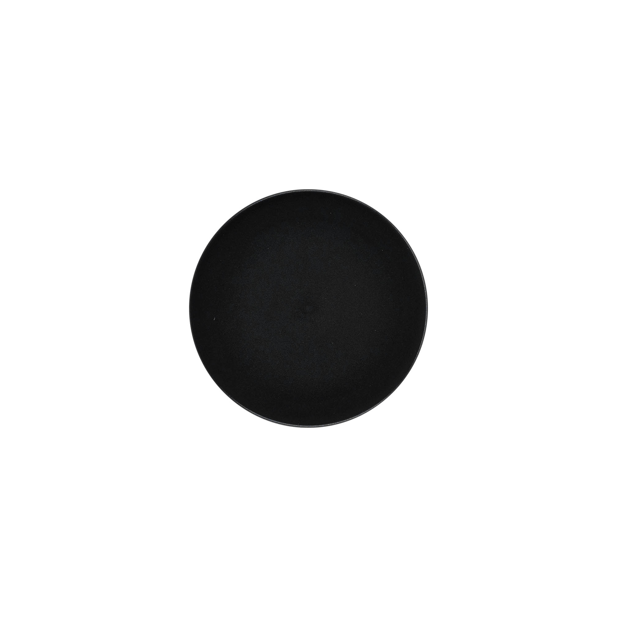 Tapa de rosca para 50 ml 'Antonella', plástico PP, negro
