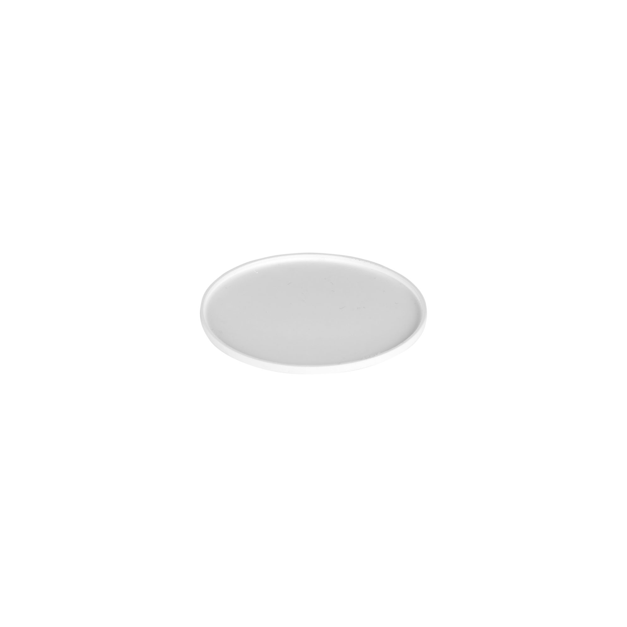 Disco de cobertura para 100 ml 'Bianca', plástico PP, blanco