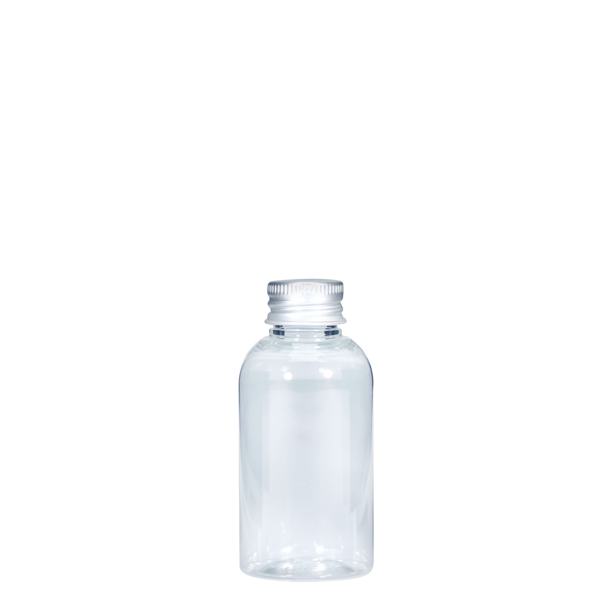 Botella PET de 50 ml 'Boston', plástico, boca: 20/410 Botella PET de 50 ml 'Boston', plástico, boca: 20/410