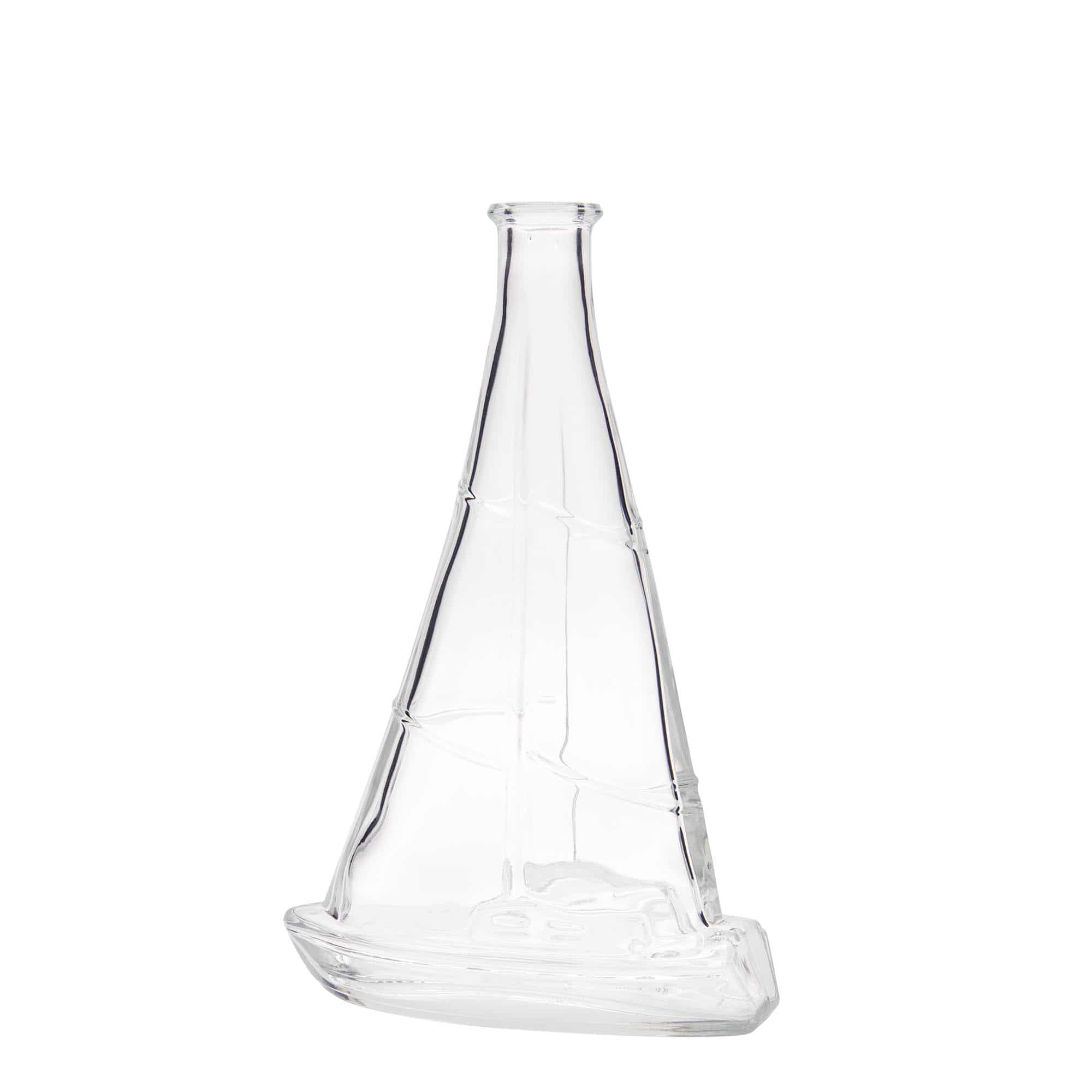 Botella de vidrio 'Velero' de 350 ml, boca: corcho