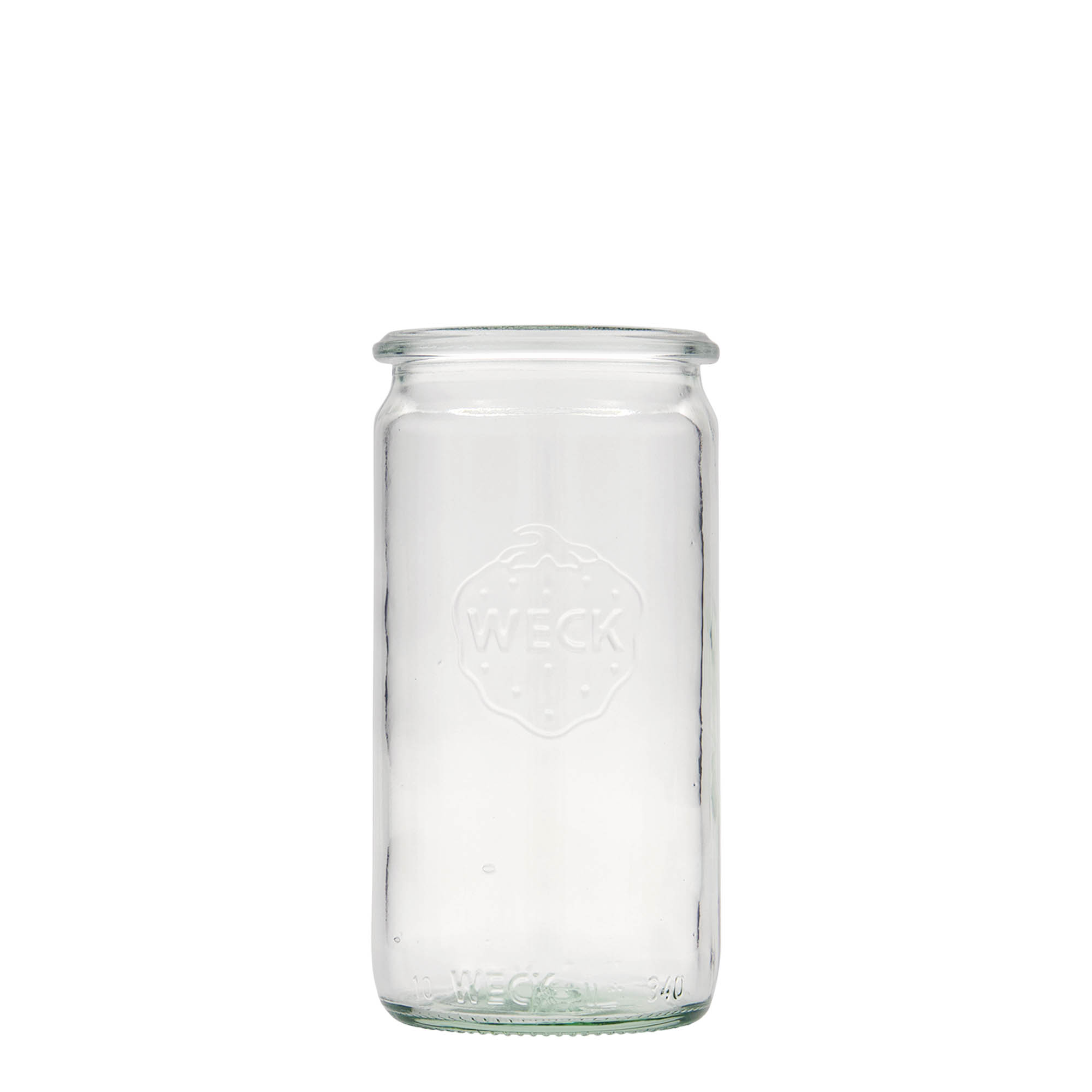 340 ml vaso cilíndrico WECK, boca: borde redondo