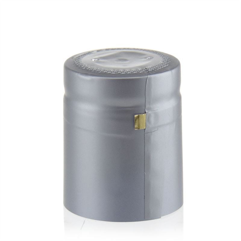 Capsula termorretráctil 32x41, plástico PVC, plata
