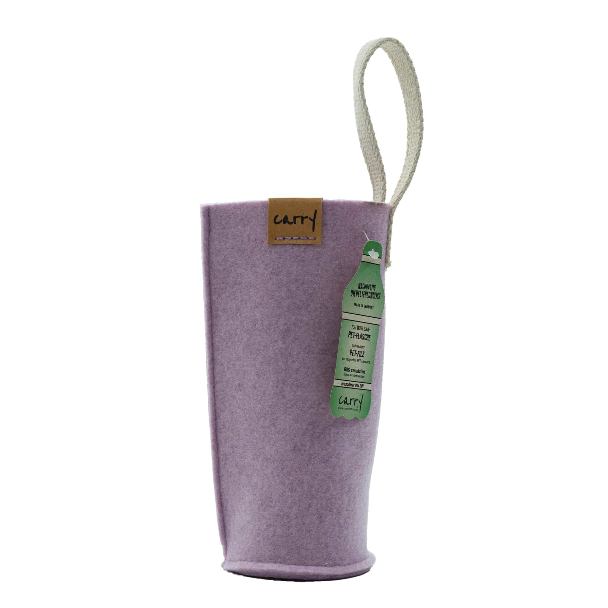 Funda para botella 'CARRY Sleeve', textil, magnolia Funda para botella 'CARRY Sleeve', textil, magnolia