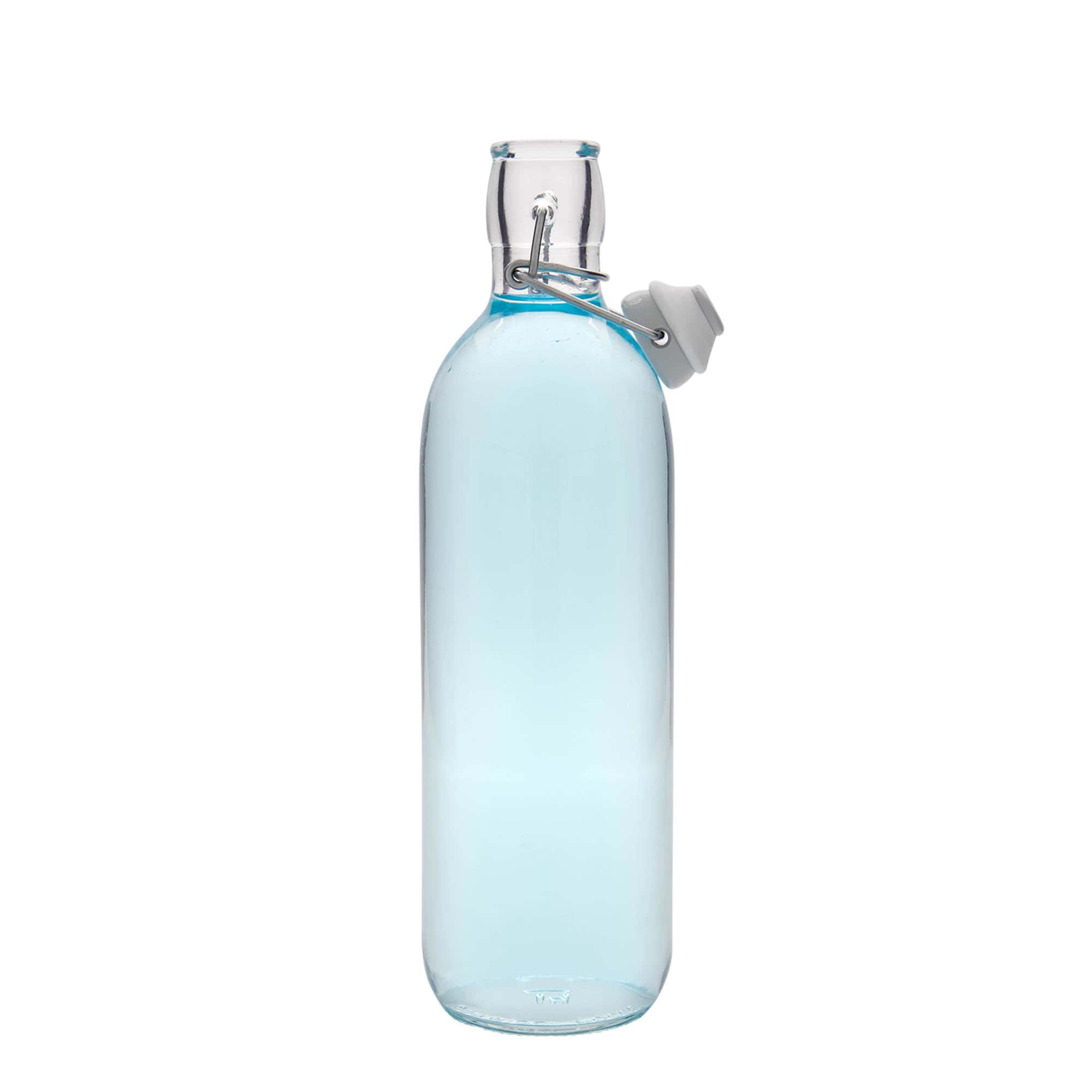 Botella de vidrio de 1.000 ml 'Emilia', boca: cierre de palanca