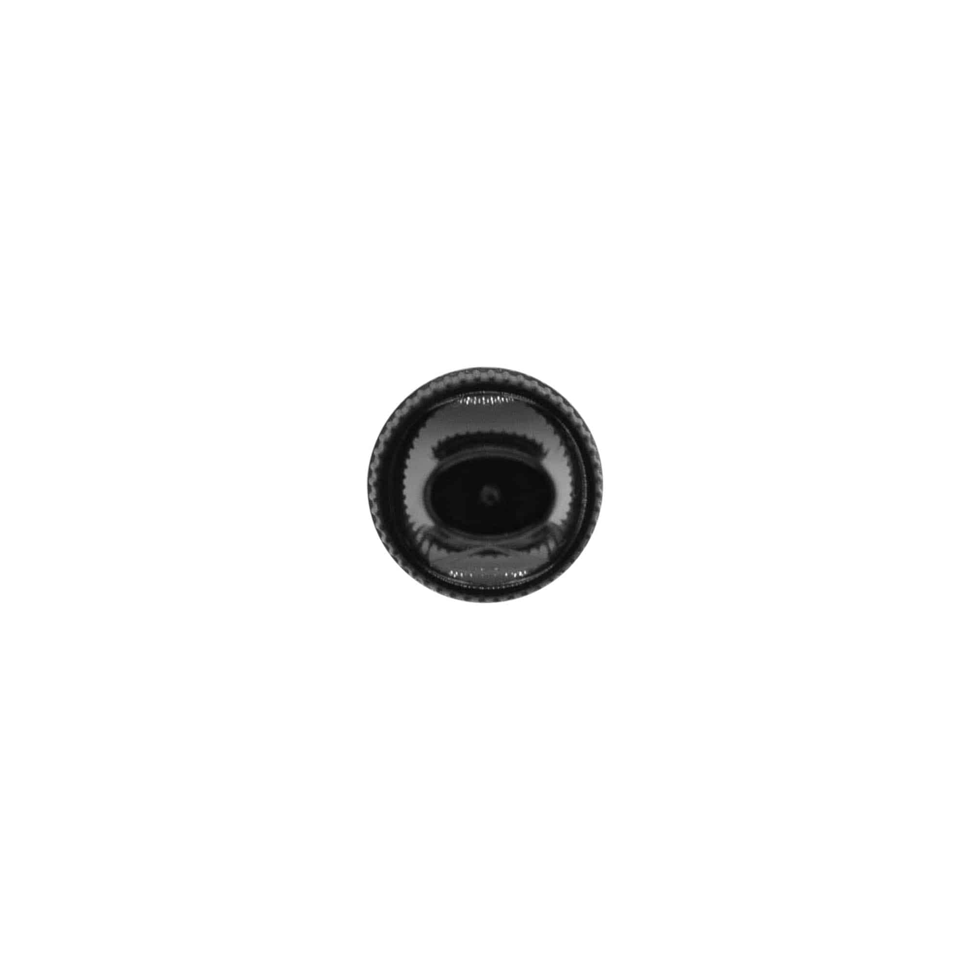 Tapón de rosca con garantía de calidad y seguro a prueba de niños para 'E-Liquid', plástico de PP, negro