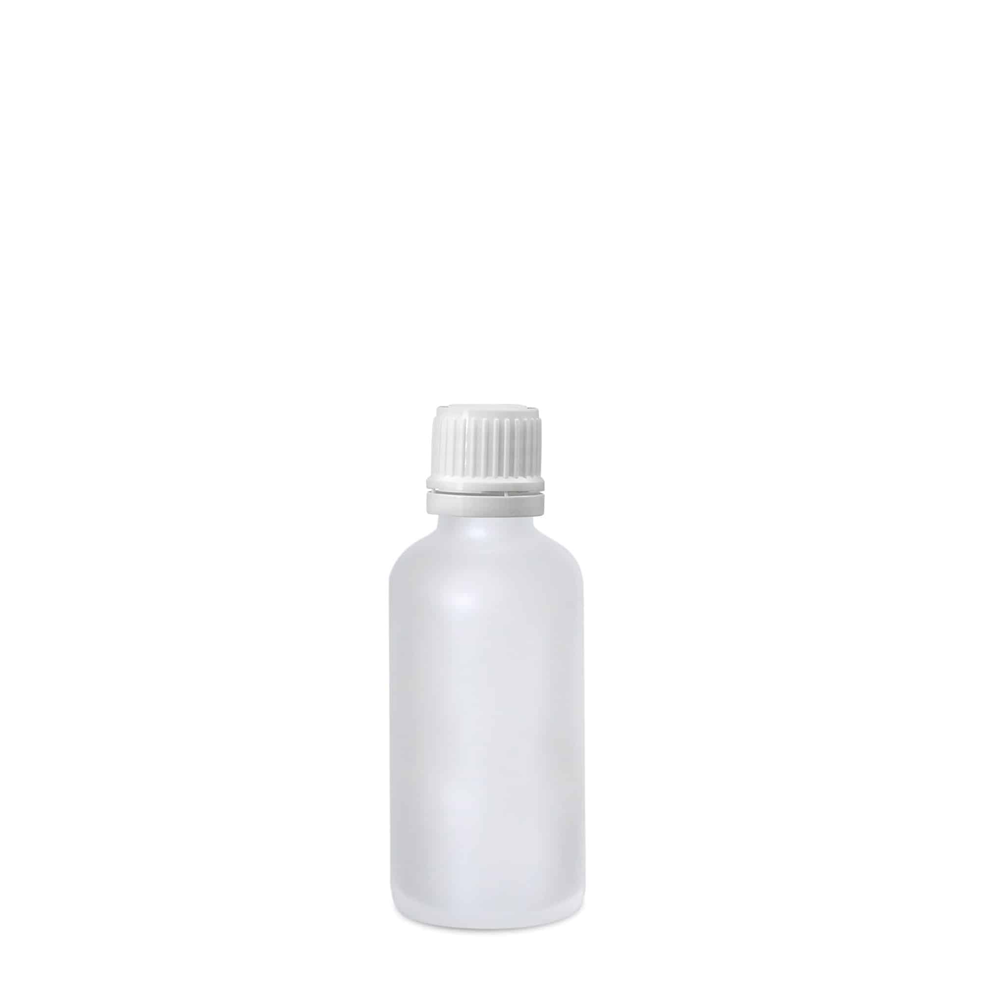 Frasco medicinal 50 ml, vidrio, esmerilado, boca: DIN 18