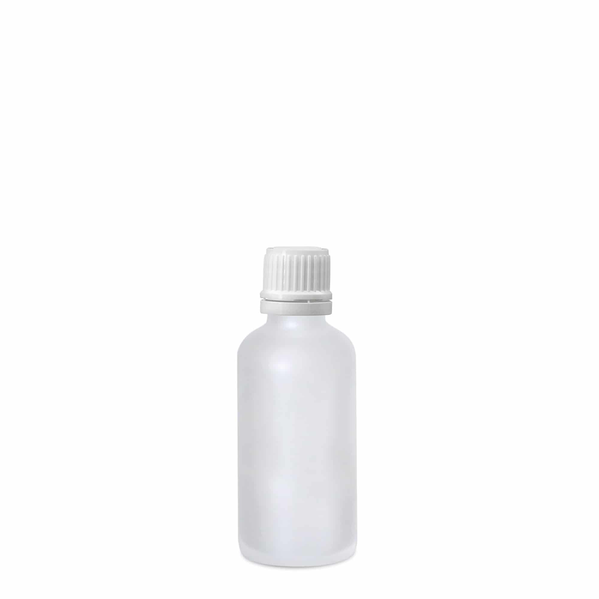 50 ml frasco medicinal, vidrio, esmerilado, boca: DIN 18