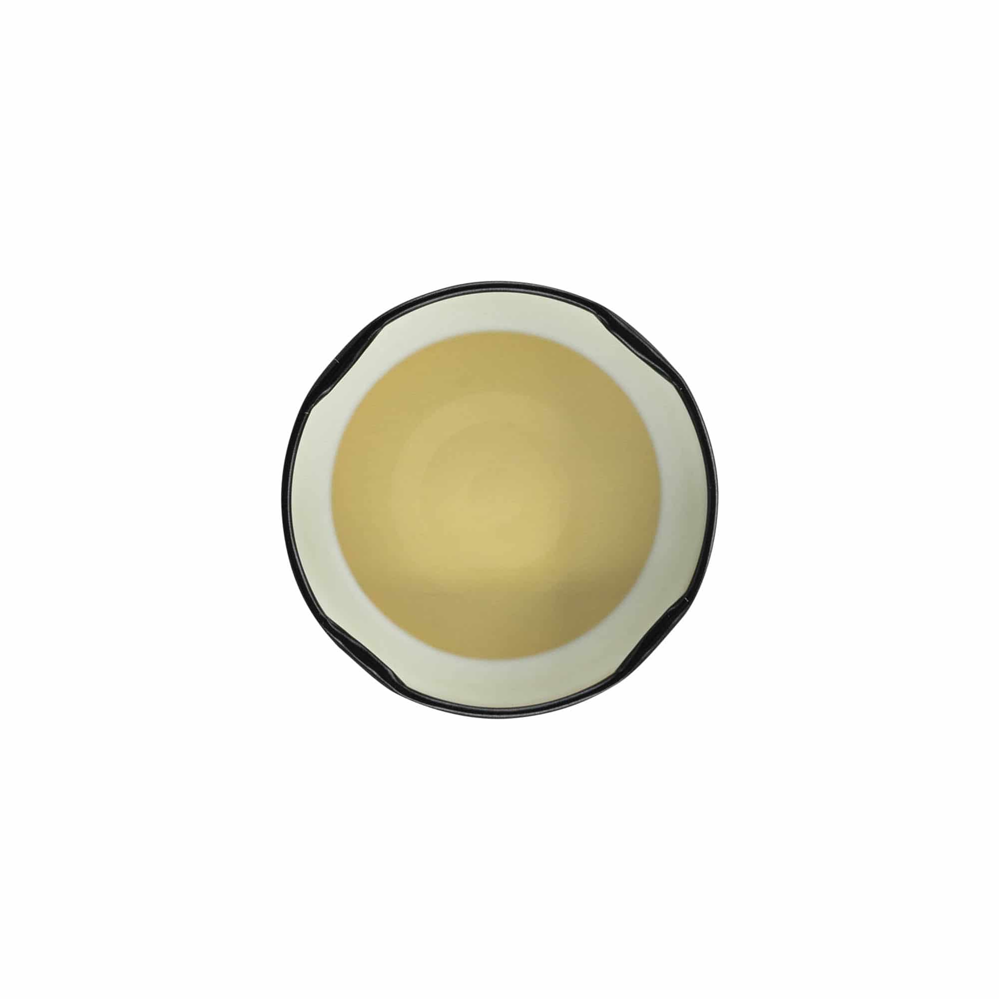 Tapa Deep-Twist-Off, hojalata, negro, para boca: Deep-TO 66