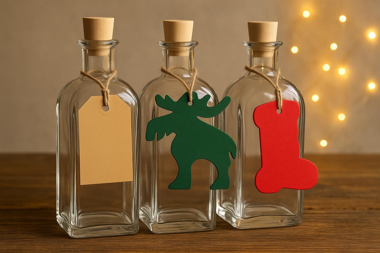 Etiqueta colgante rectangular, marrón Etiqueta colgante rectangular, marrón