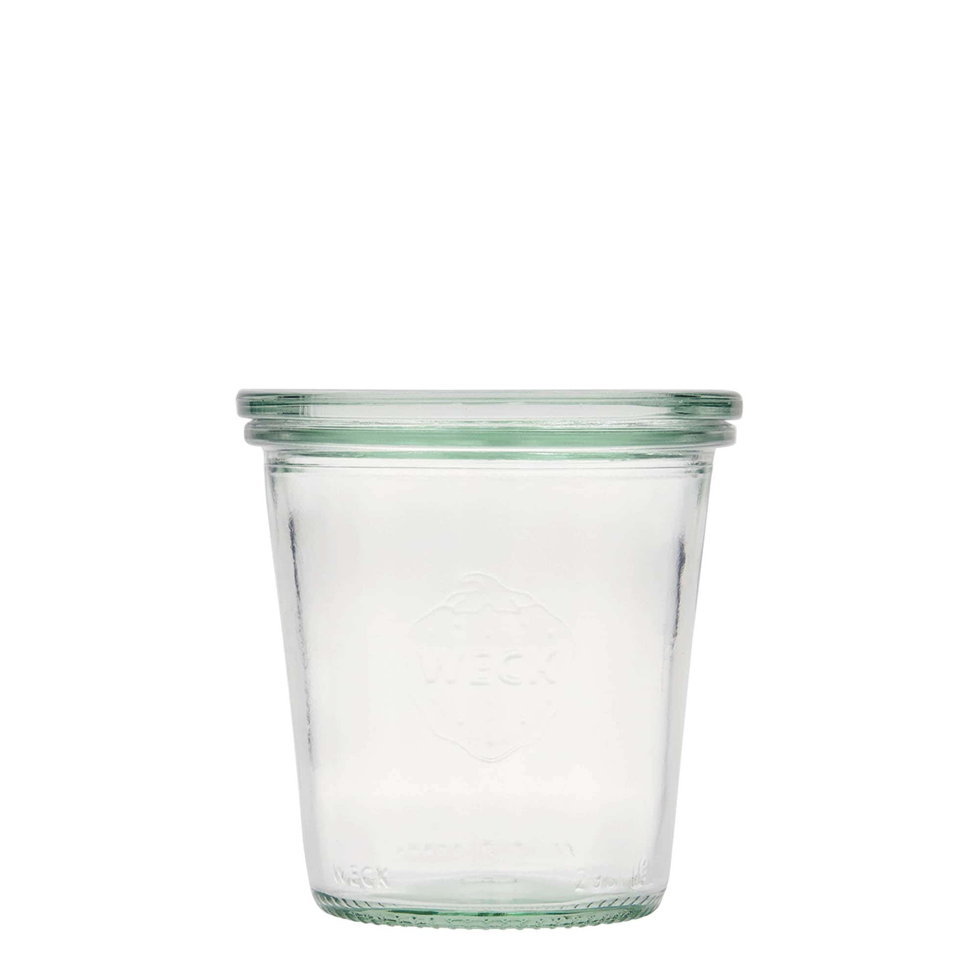 Tarro de vidrio cilíndrico WECK de 290 ml, boca: borde redondo Tarro de vidrio cilíndrico WECK de 290 ml, boca: borde redondo