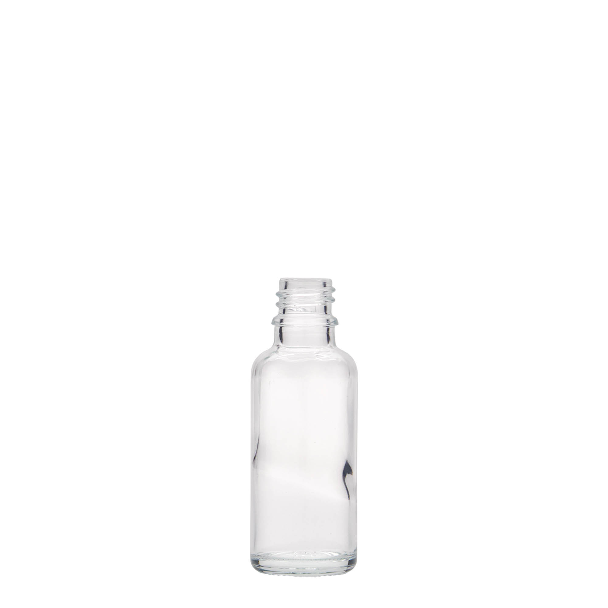 30 ml frasco médico, vidrio, boca: DIN 18