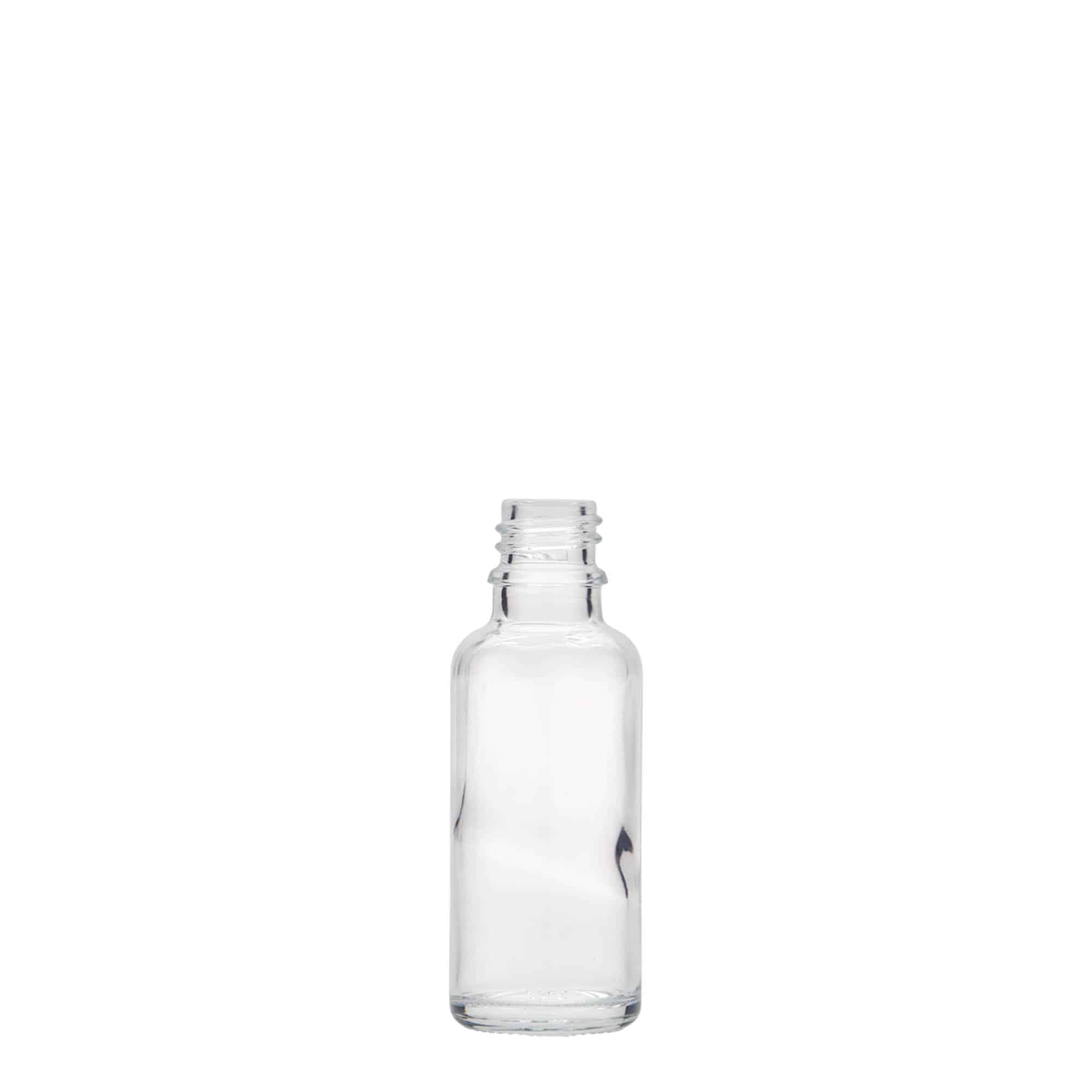 30 ml frasco médico, vidrio, boca: DIN 18