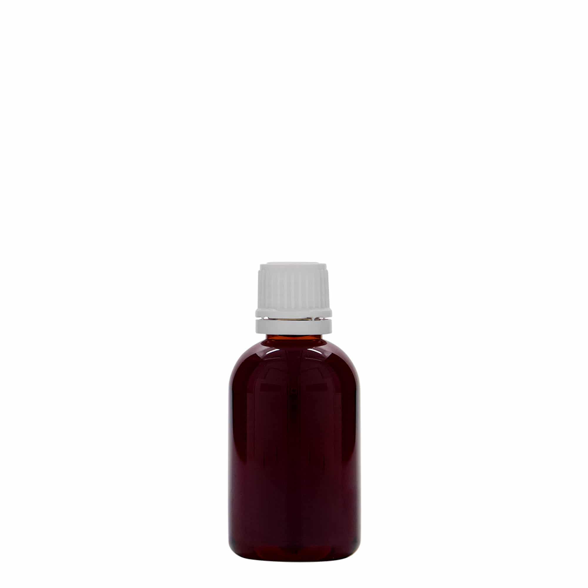 Botella médica PET de 50 ml 'Easy Living', plástico, boca: DIN 18