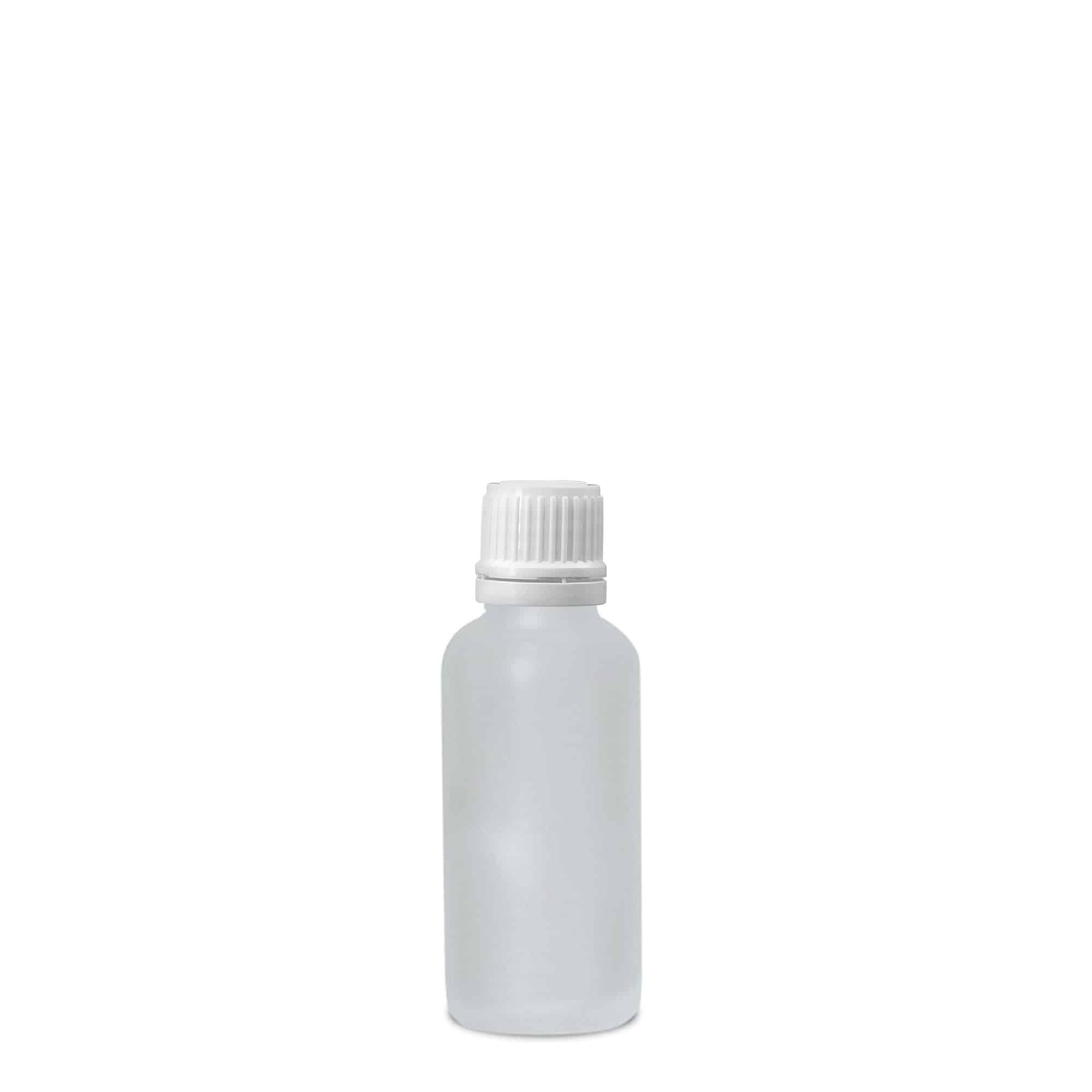Frasco medicinal 30 ml, vidrio, esmerilado, boca: DIN 18