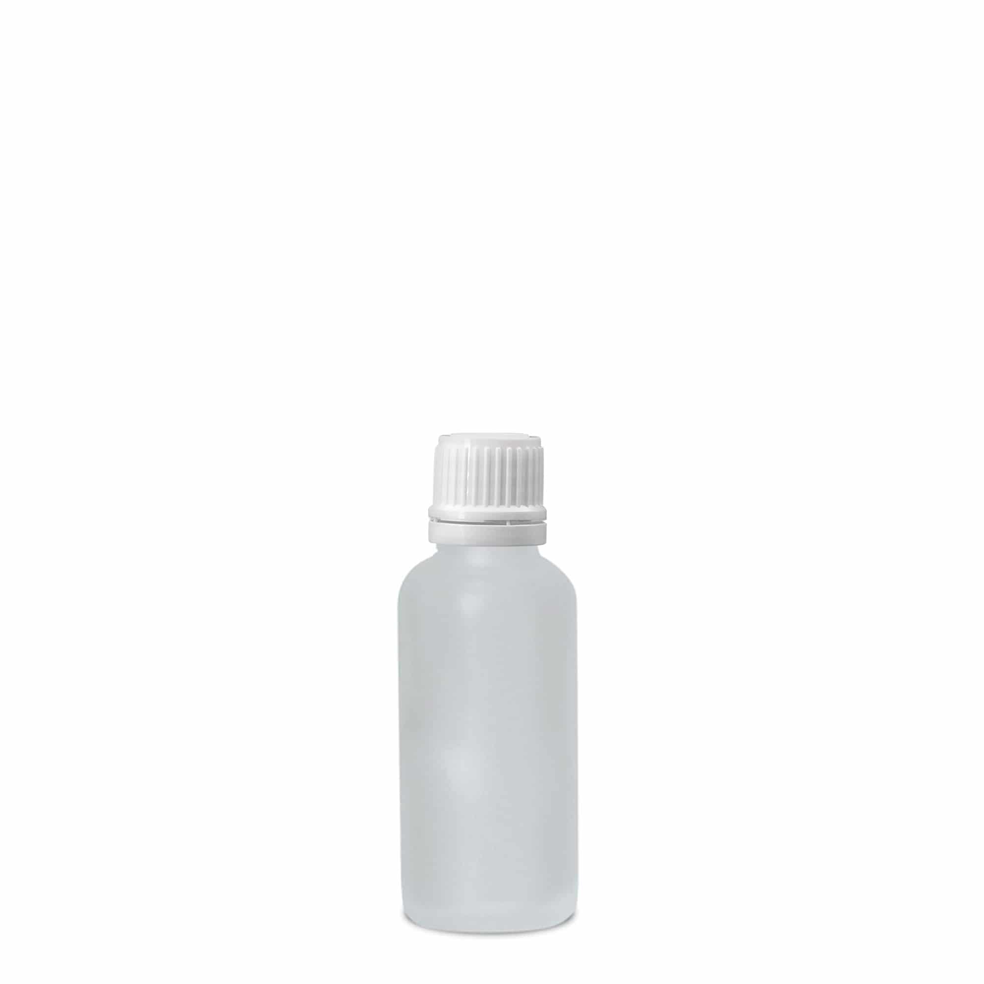 30 ml frasco medicinal, vidrio, esmerilado, boca: DIN 18